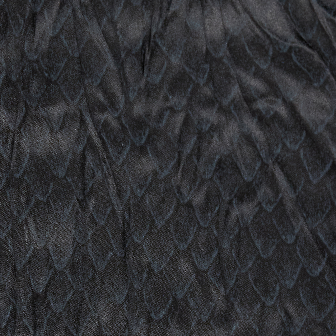 Roberto Cavalli Shirt With Python Print In Black