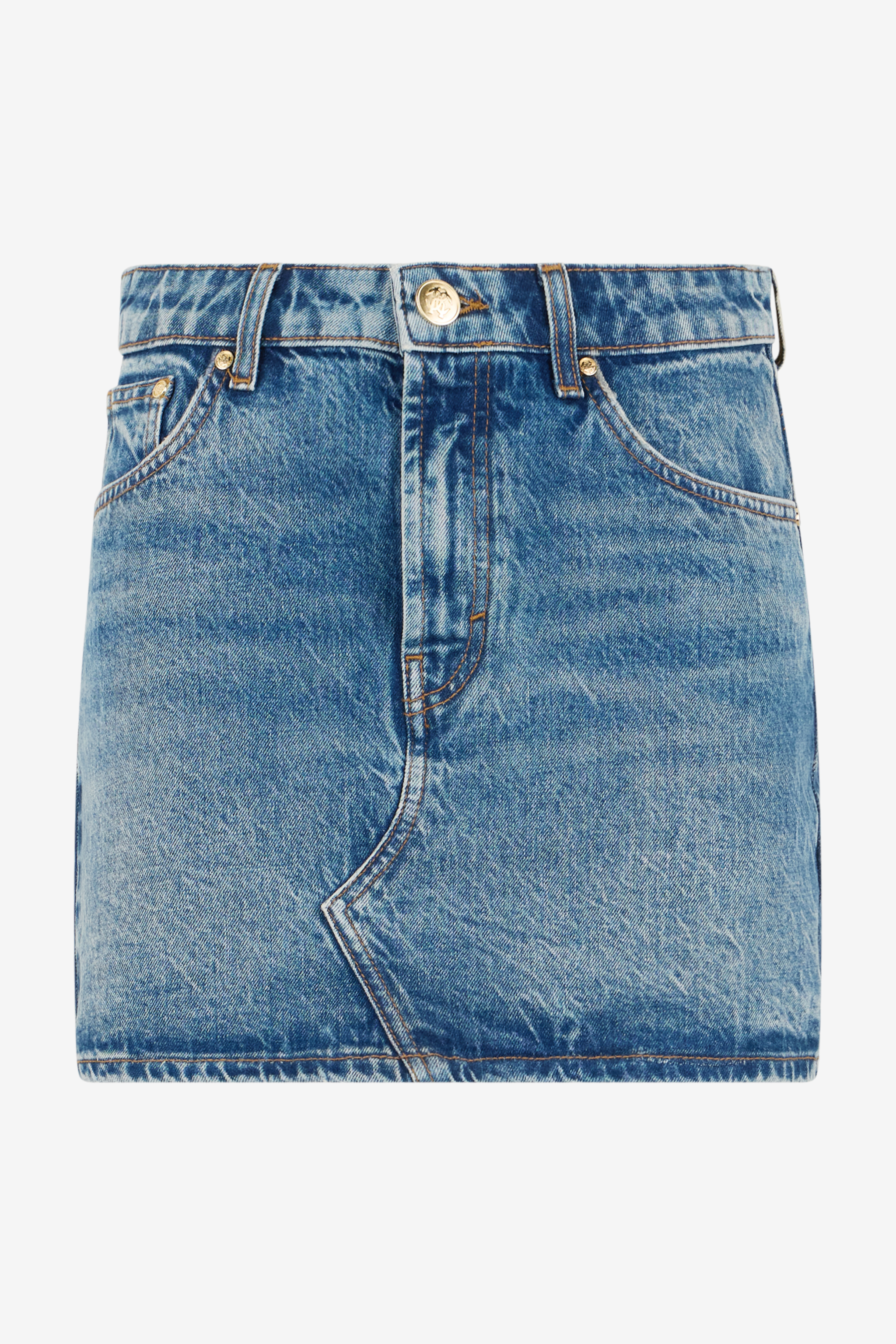 Roberto Cavalli Women's Blue/Light Denim Mini Skirt - Ready To Wear