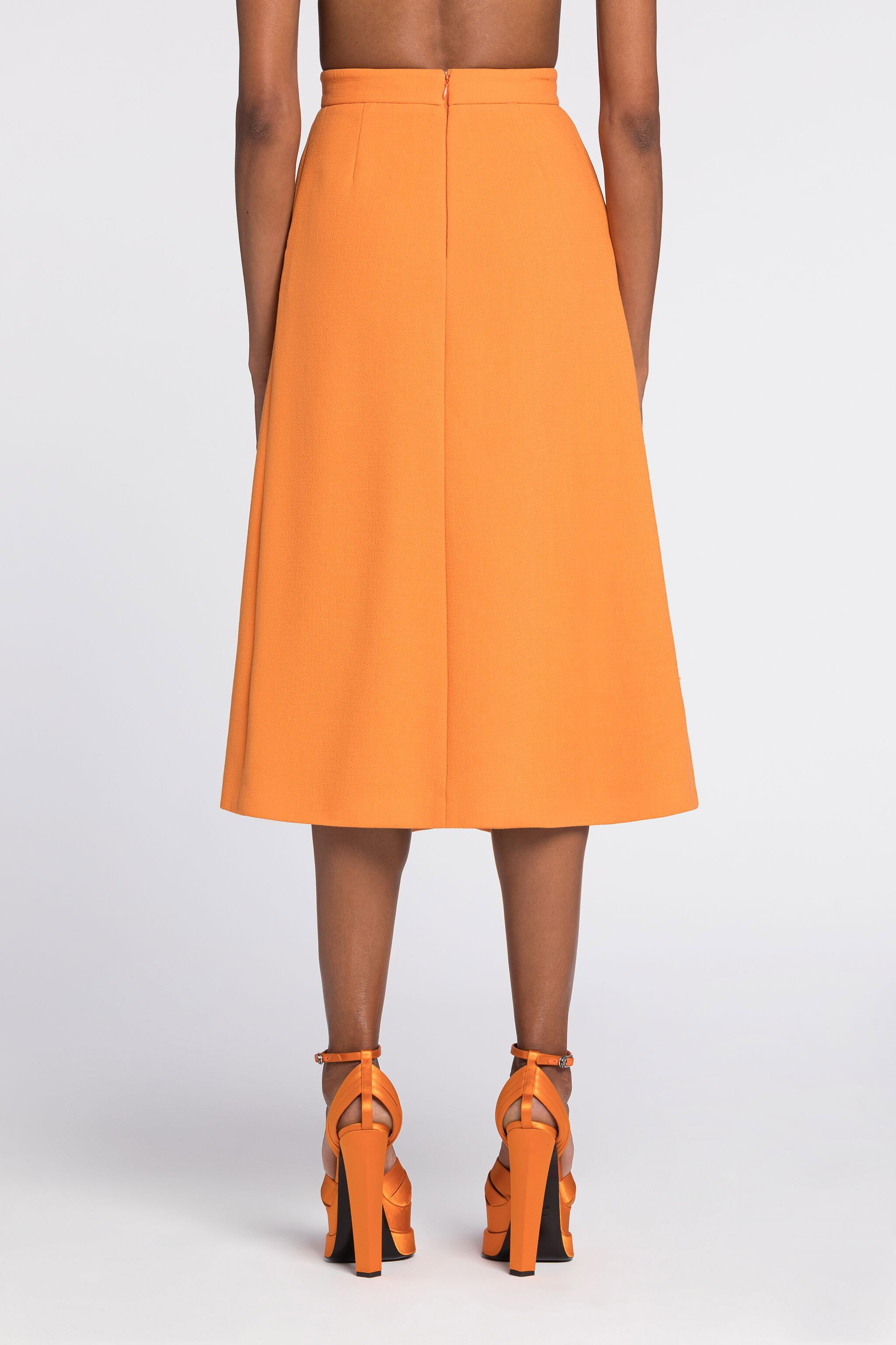 Shop Roberto Cavalli Rock In A-linie In Orange