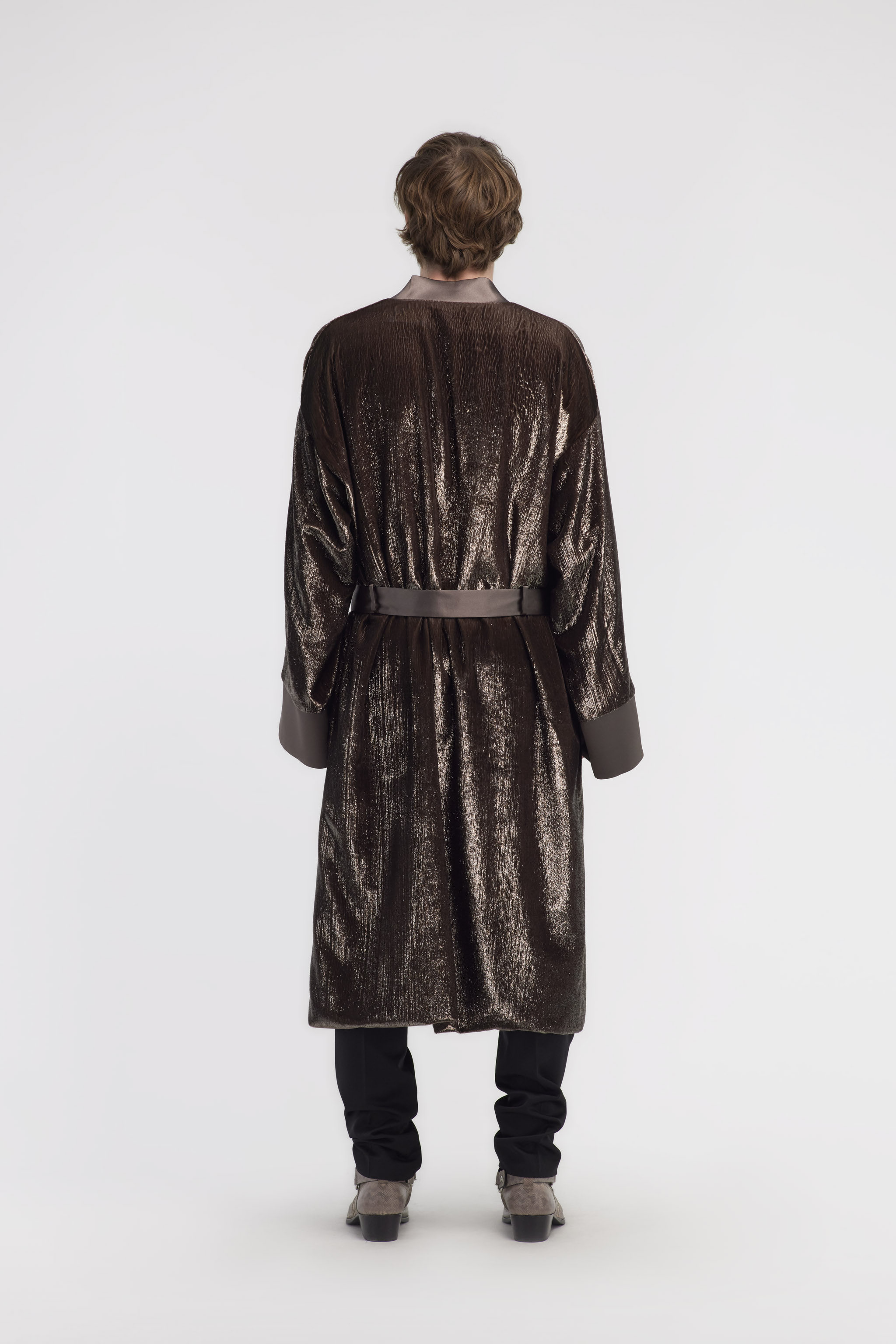  Roberto Cavalli Velvet Jacket - Male  Dark Brown 46 