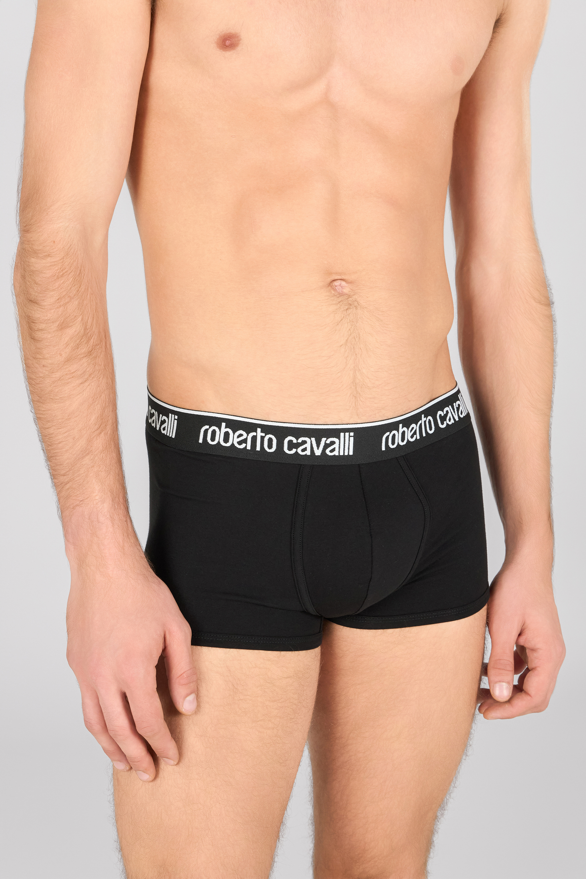 Shop Roberto Cavalli Set Aus Zwei Boxershorts Mit Logoband In Black