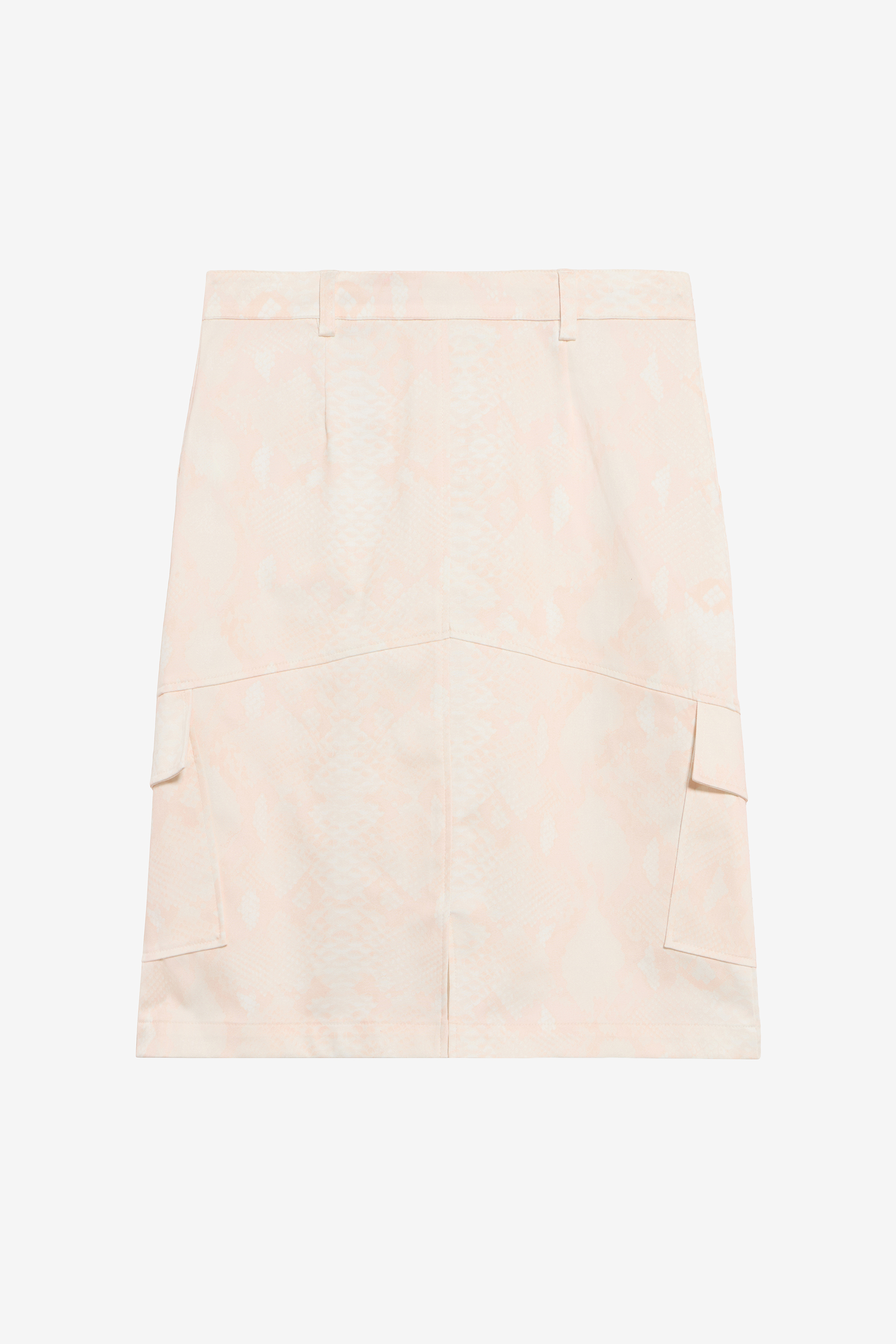  Roberto Cavalli Python Print Skirt - Female Ready To Wear Light Rose 12a 