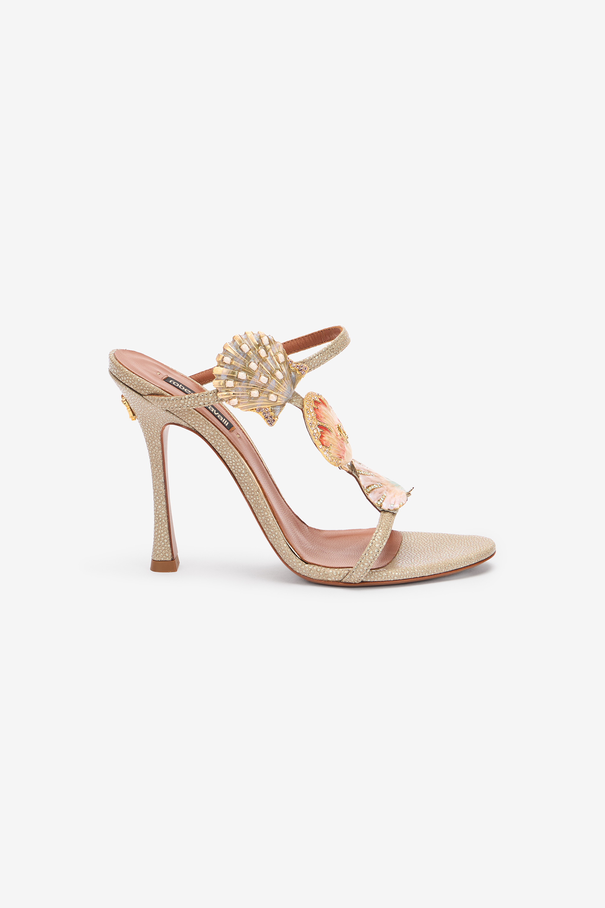 ROBERTO CAVALLI SANDALEN MIT MUSCHELN 