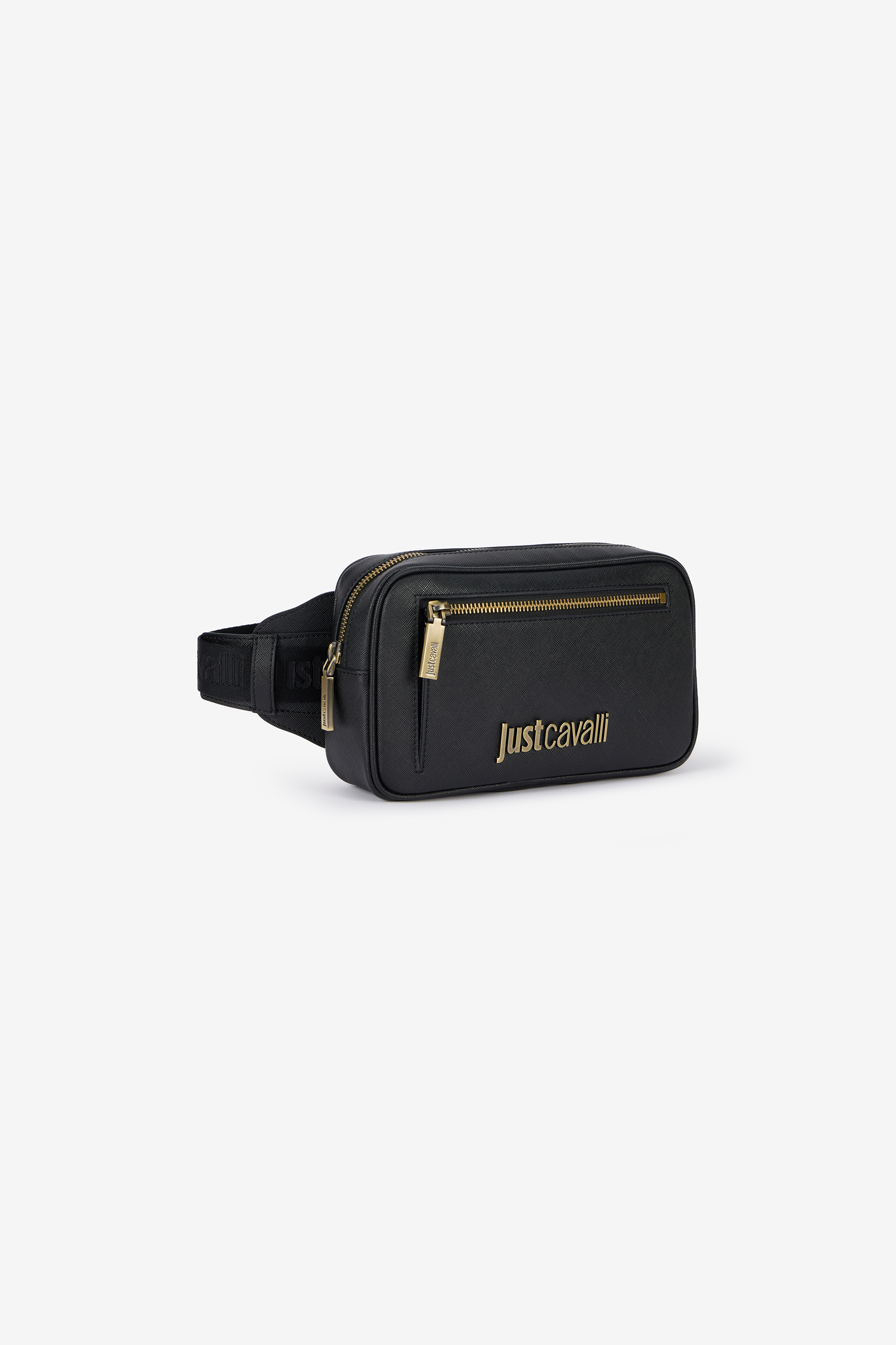 Black Belt Bag With Logo