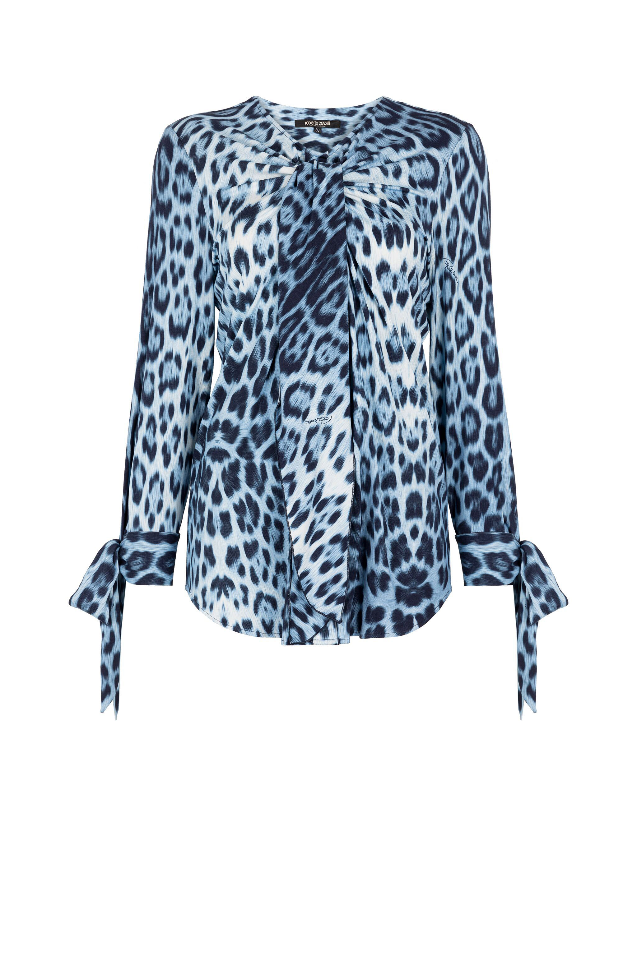 Blue Leopard Shirt