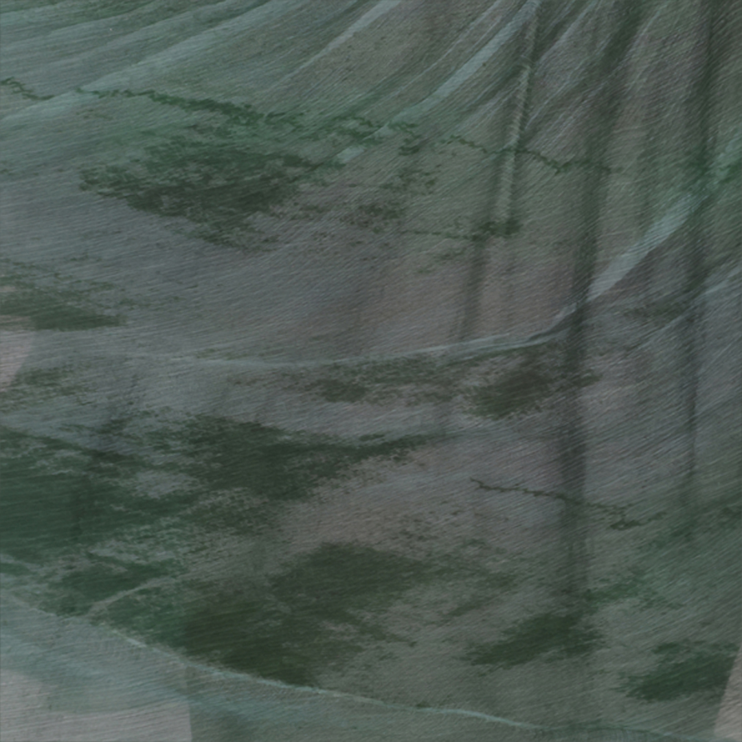 Long Empire-Style Pure Silk Dress