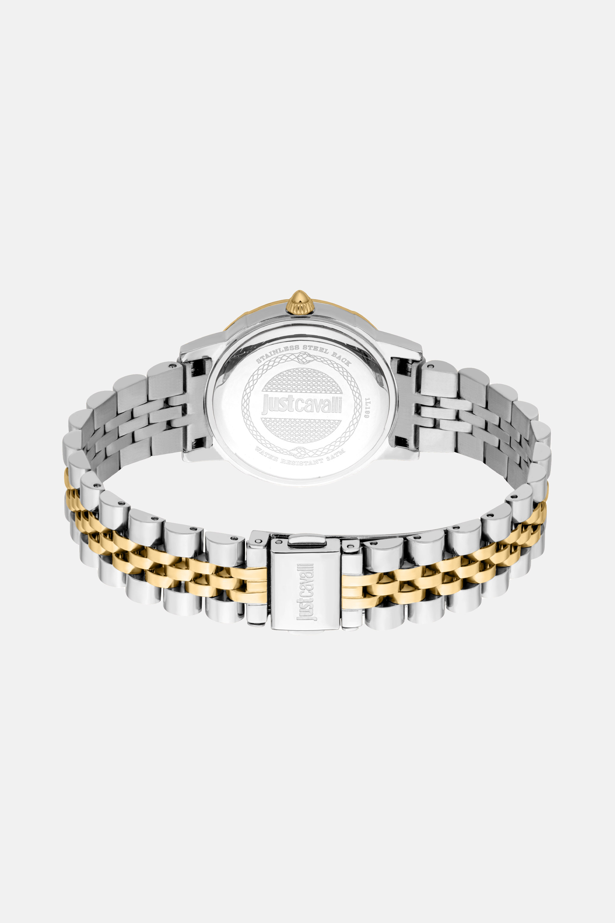 Shop Roberto Cavalli Just Cavalli Glam Watch In Silver/gold