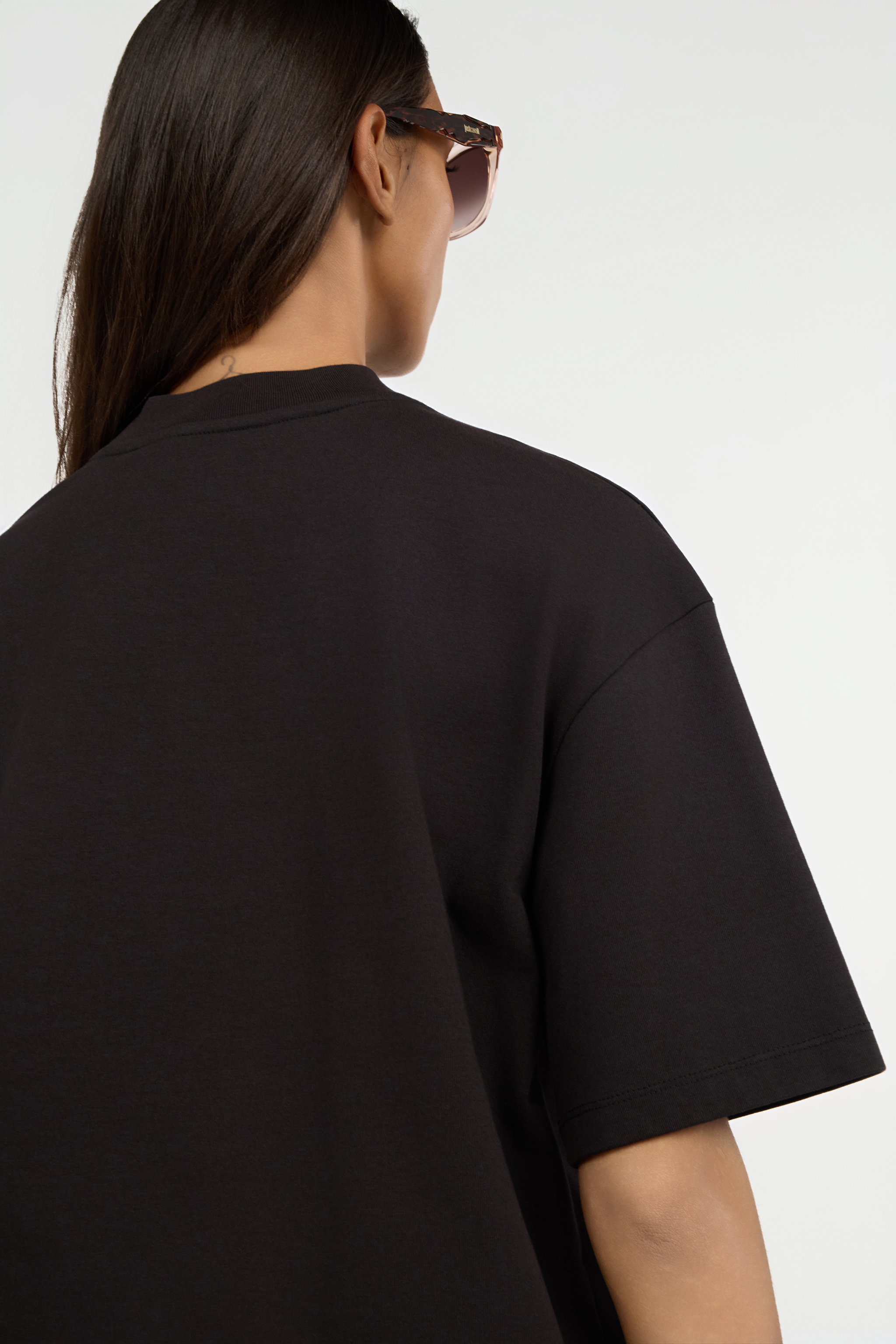 Black High Neck T-shirt