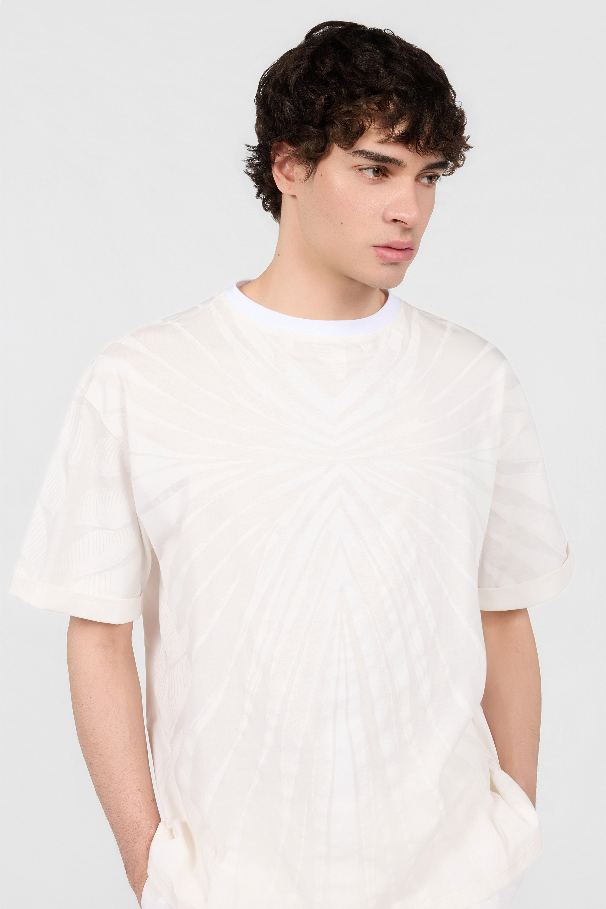 Roberto Cavalli T-Shirt With Ray Print | Thumbnail 4 Roberto Cavalli T-Shirt With Ray Print | Thumbnail 4