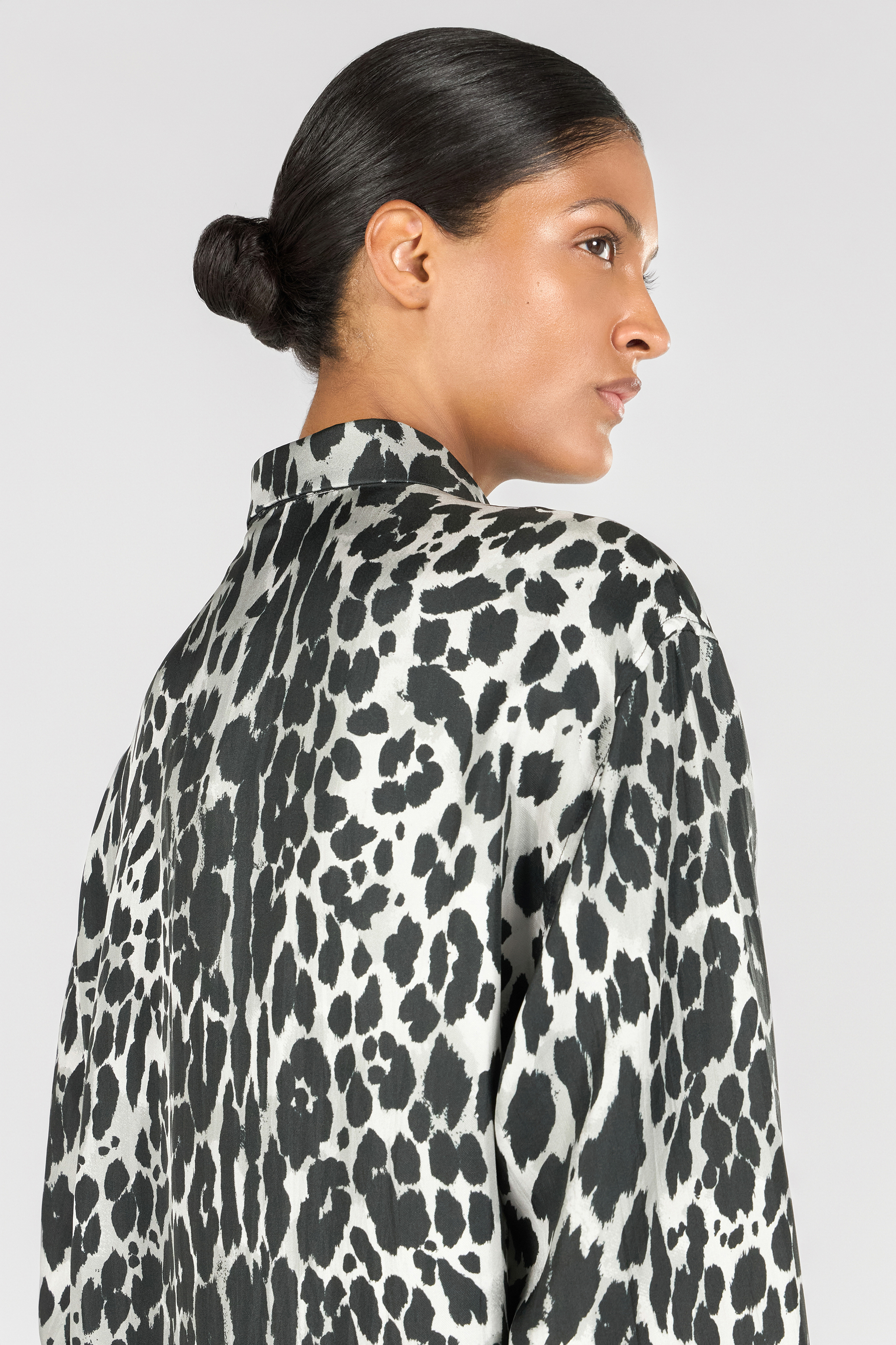 Roberto Cavalli Jaguar Skin Print Shirt