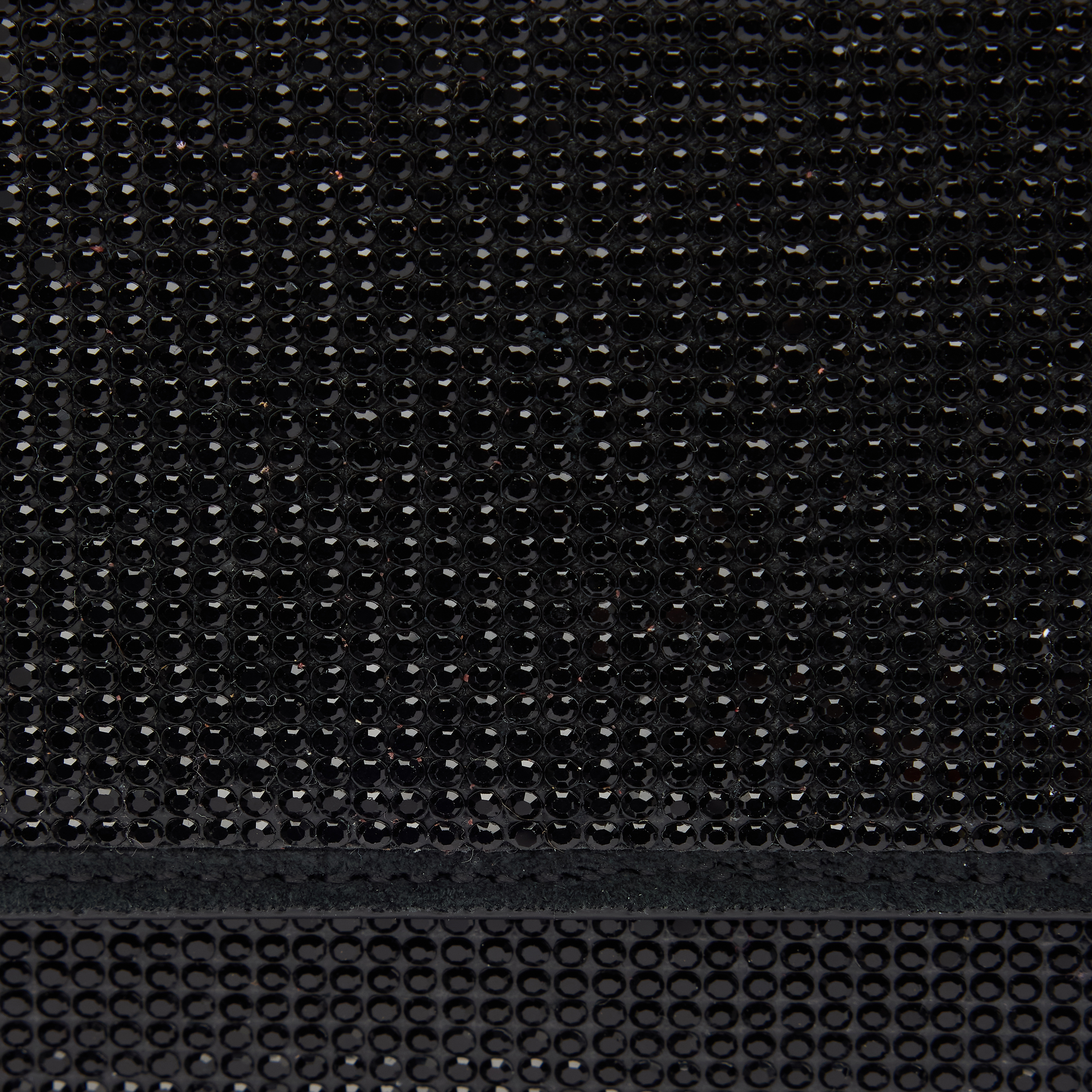 ROBERTO CAVALLI CLUTCH WITH CRYSTALS AND MIRROR SNAKE MONOGRAM 