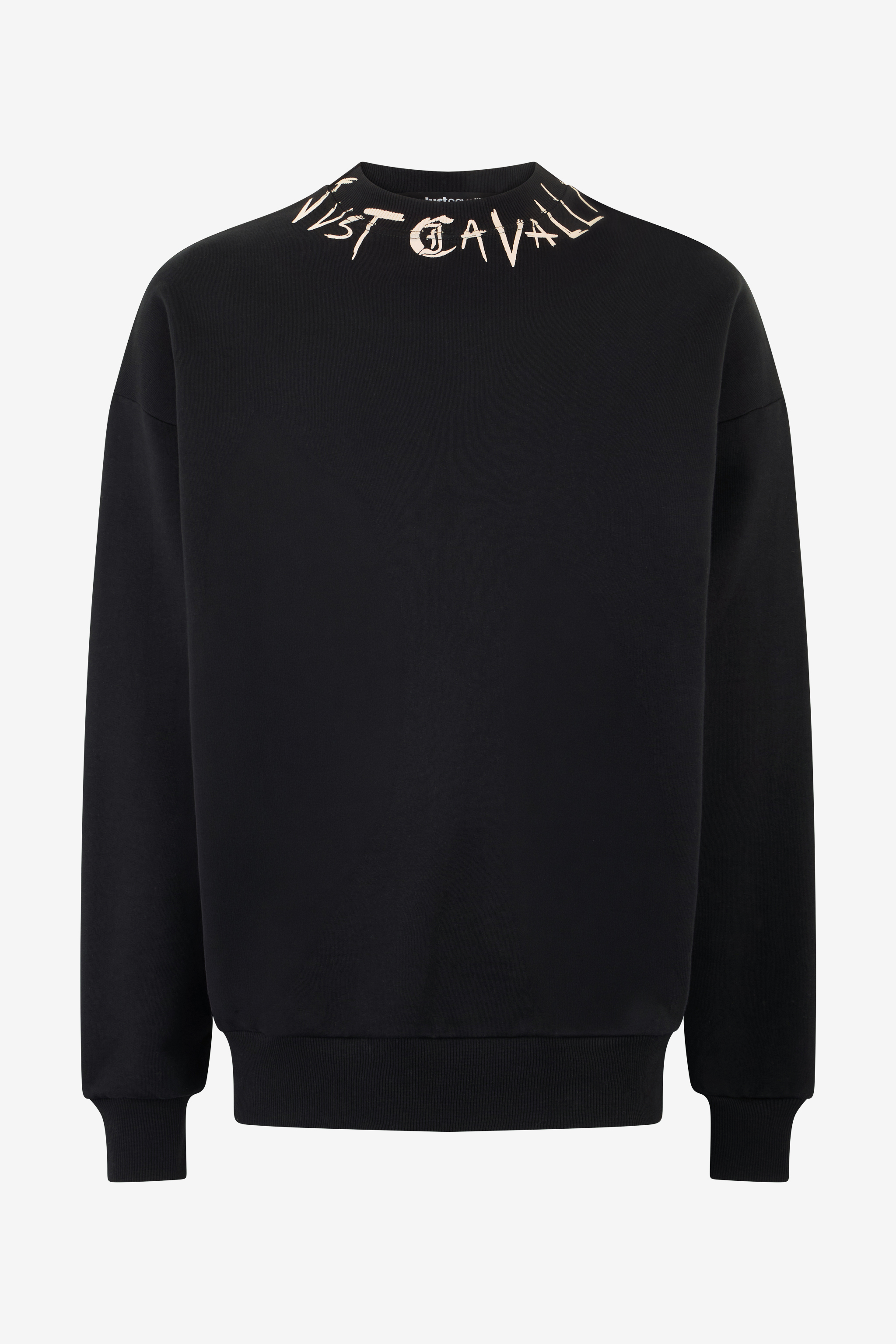 Roberto Cavalli Black Sweatshirt With Logo