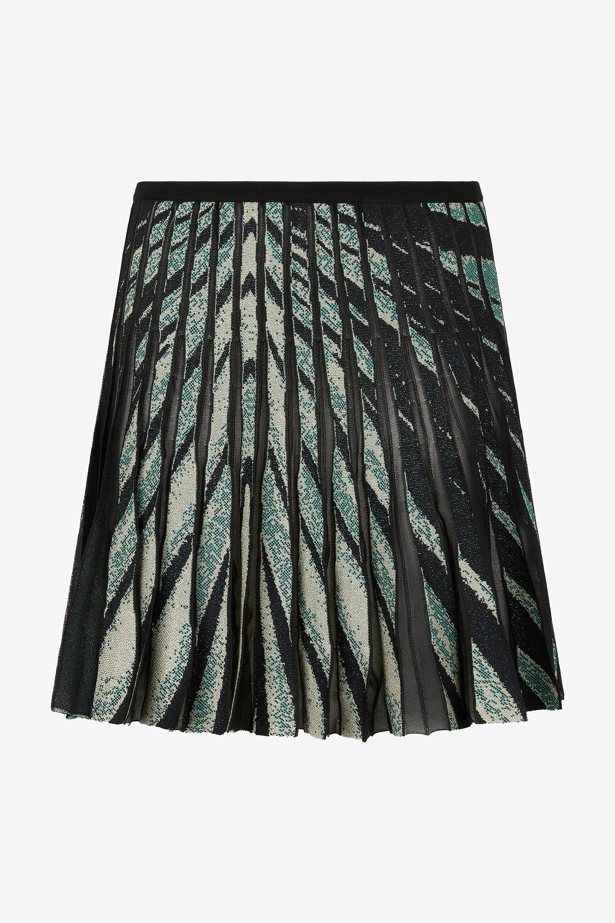 Roberto Cavalli Women's Light/Blue Ray Of Sea Print Skirt Mini - Skirts