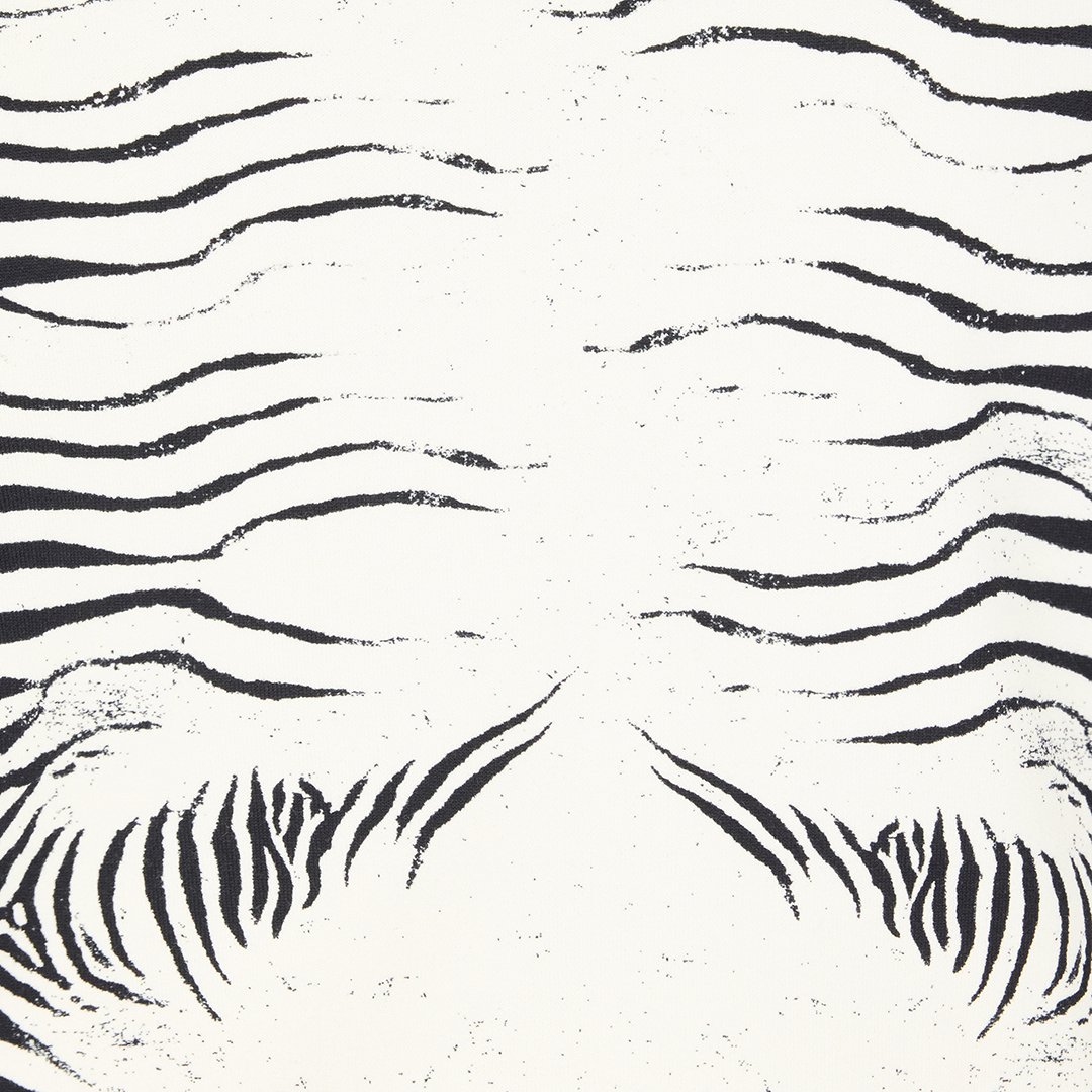 Roberto Cavalli Sweatshirt Mit Zebra-print In Black/white