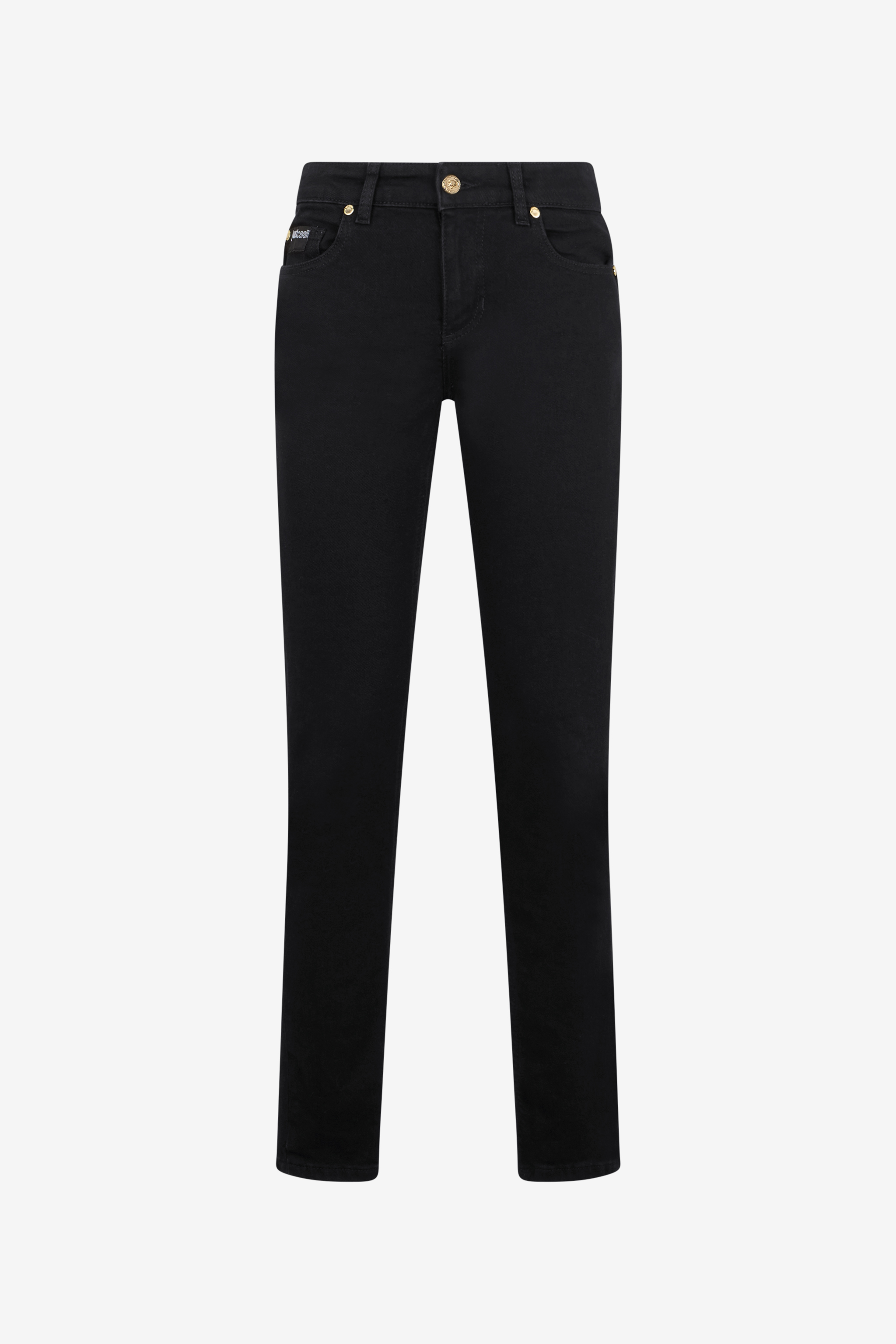 Roberto Cavalli Black Denim Trousers