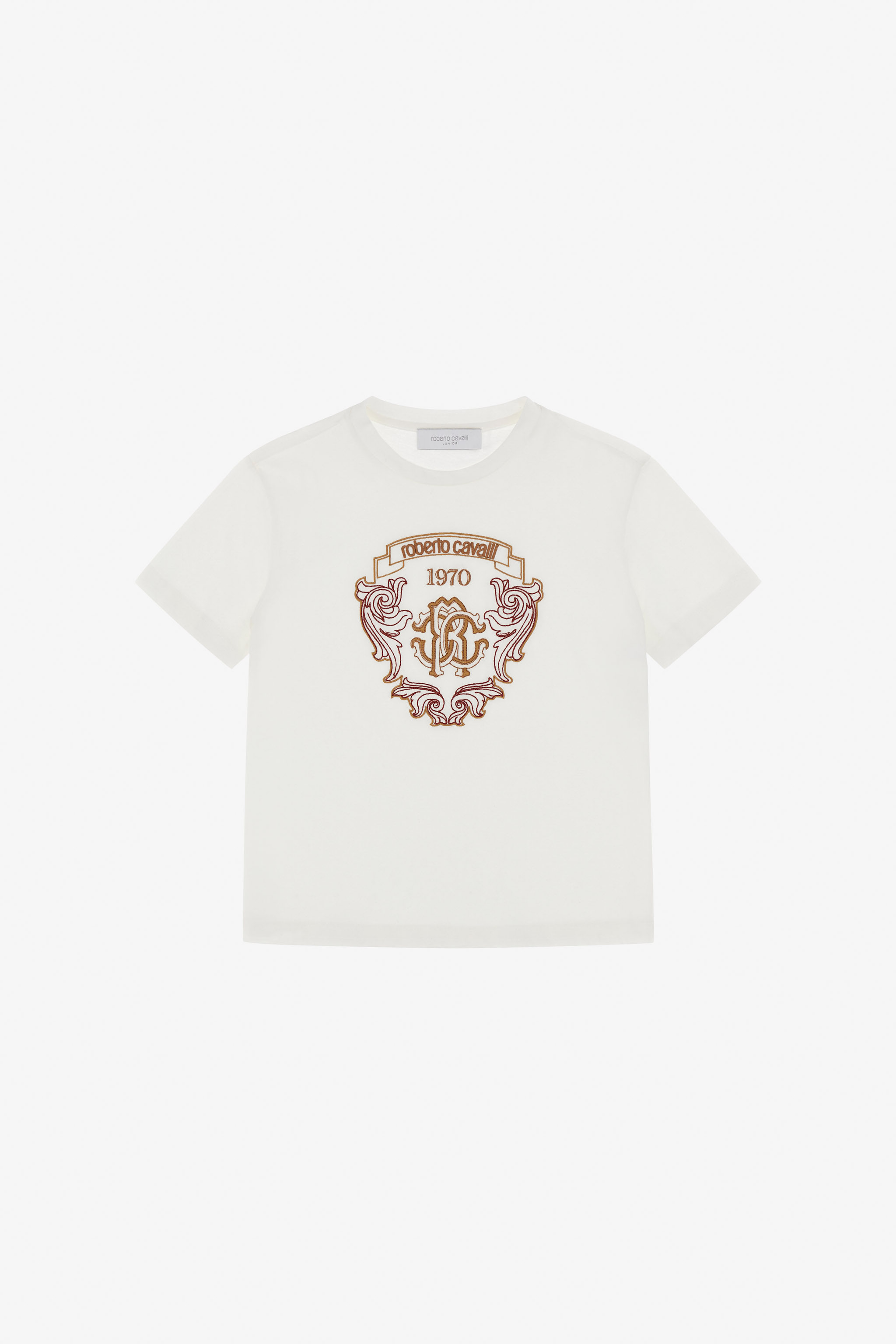 Roberto Cavalli Rc Logo T-shirt In White