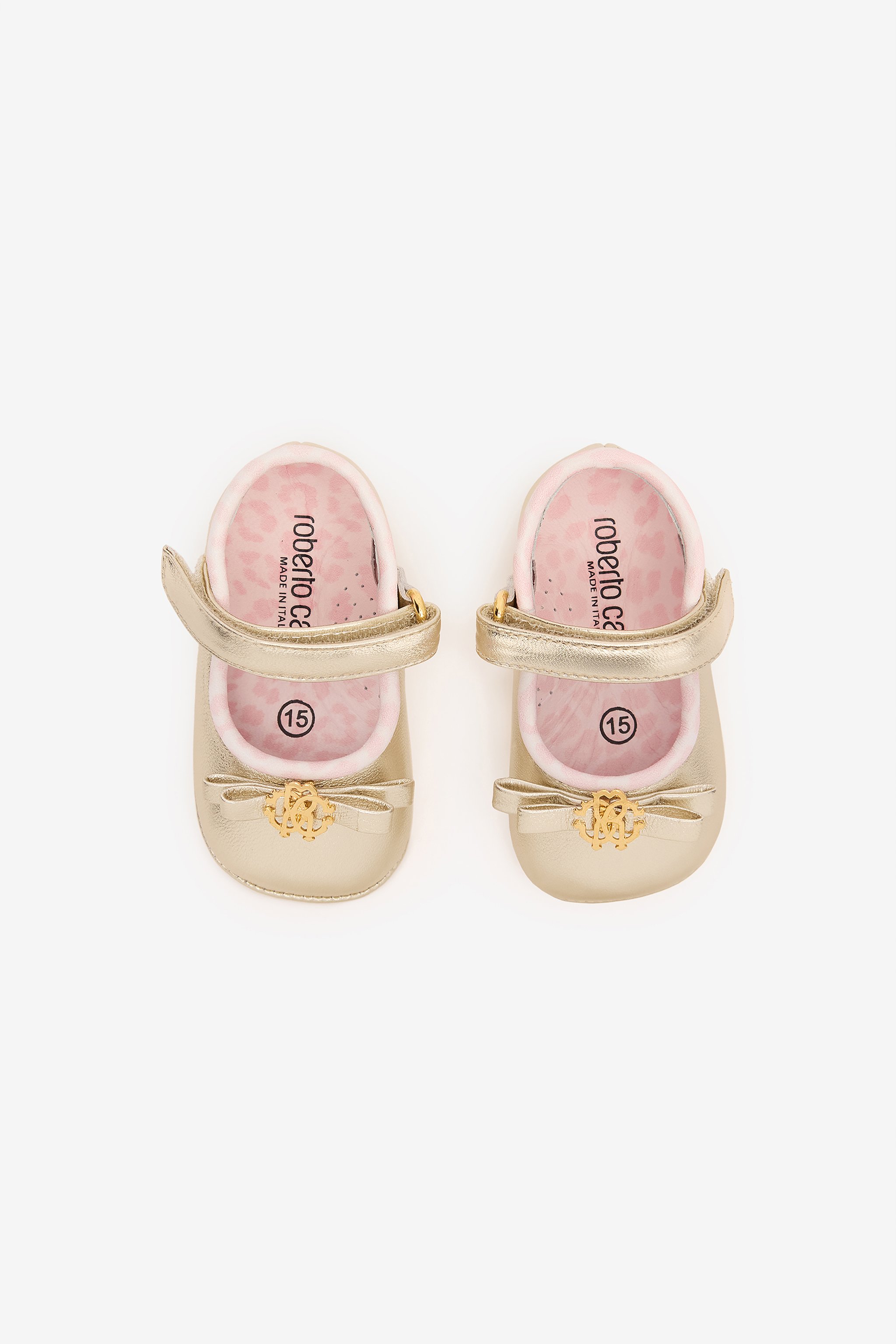 Roberto Cavalli Mary Janes With Rc Monogram