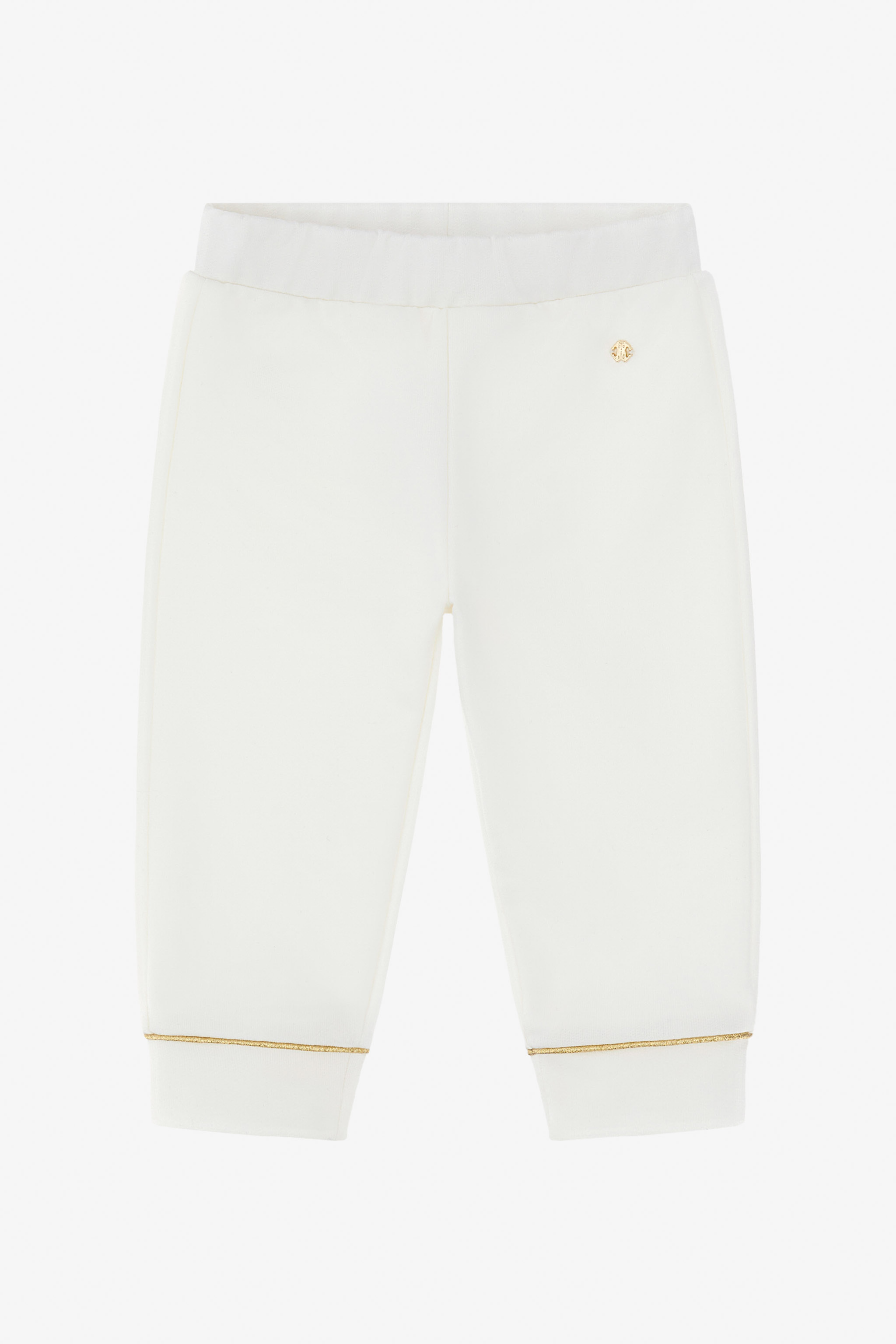 Roberto Cavalli Girls White Rc Logo Pants - Ready To Wear