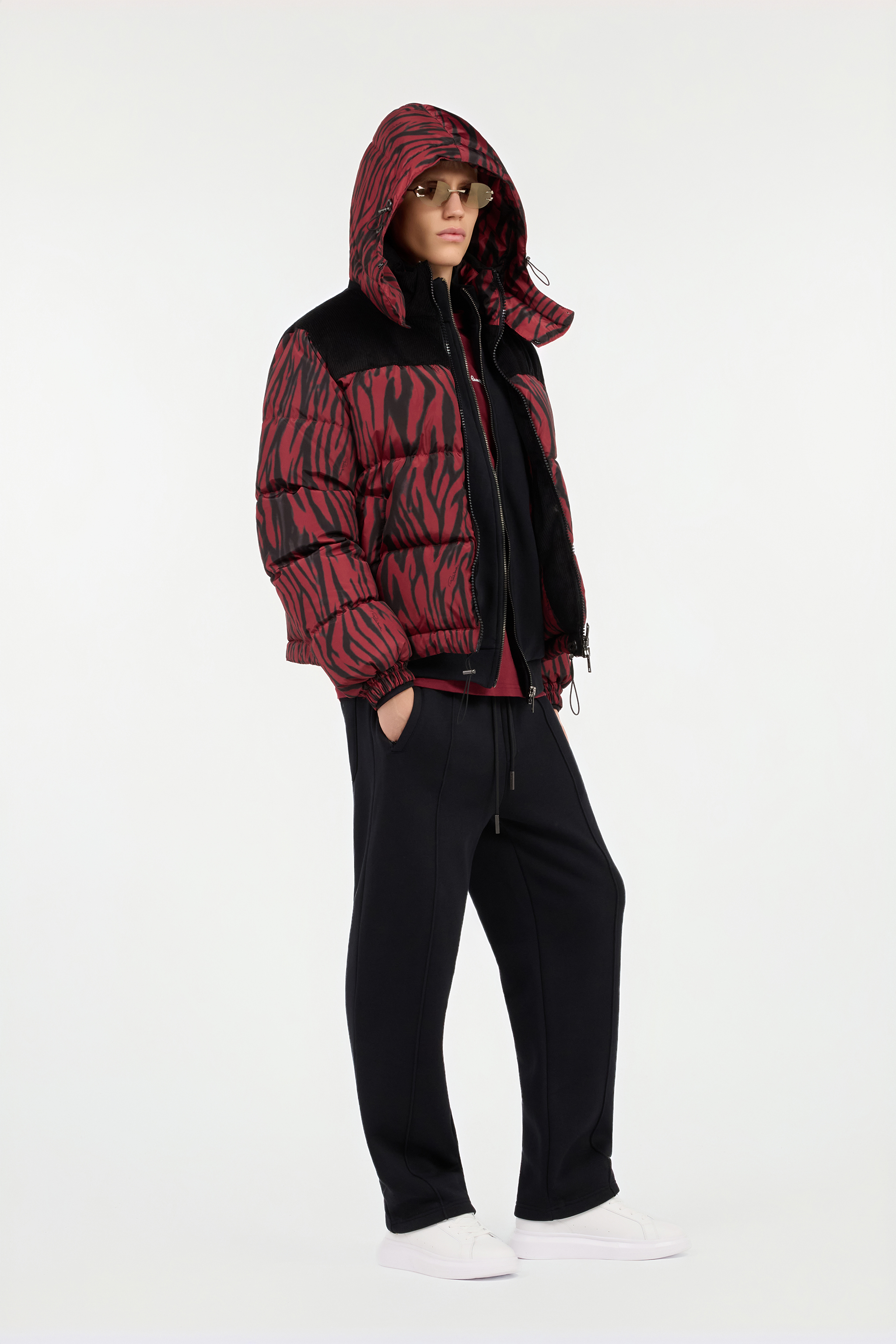 Black Pintuck Trousers