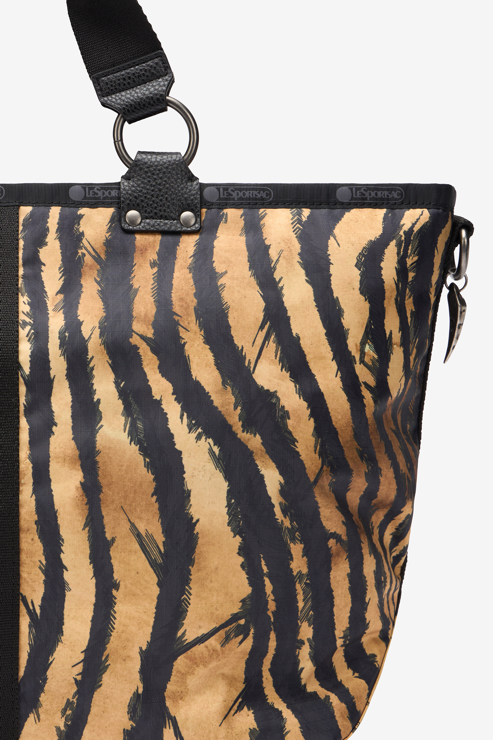 Roberto Cavalli Milano Bag In Light Brown/black