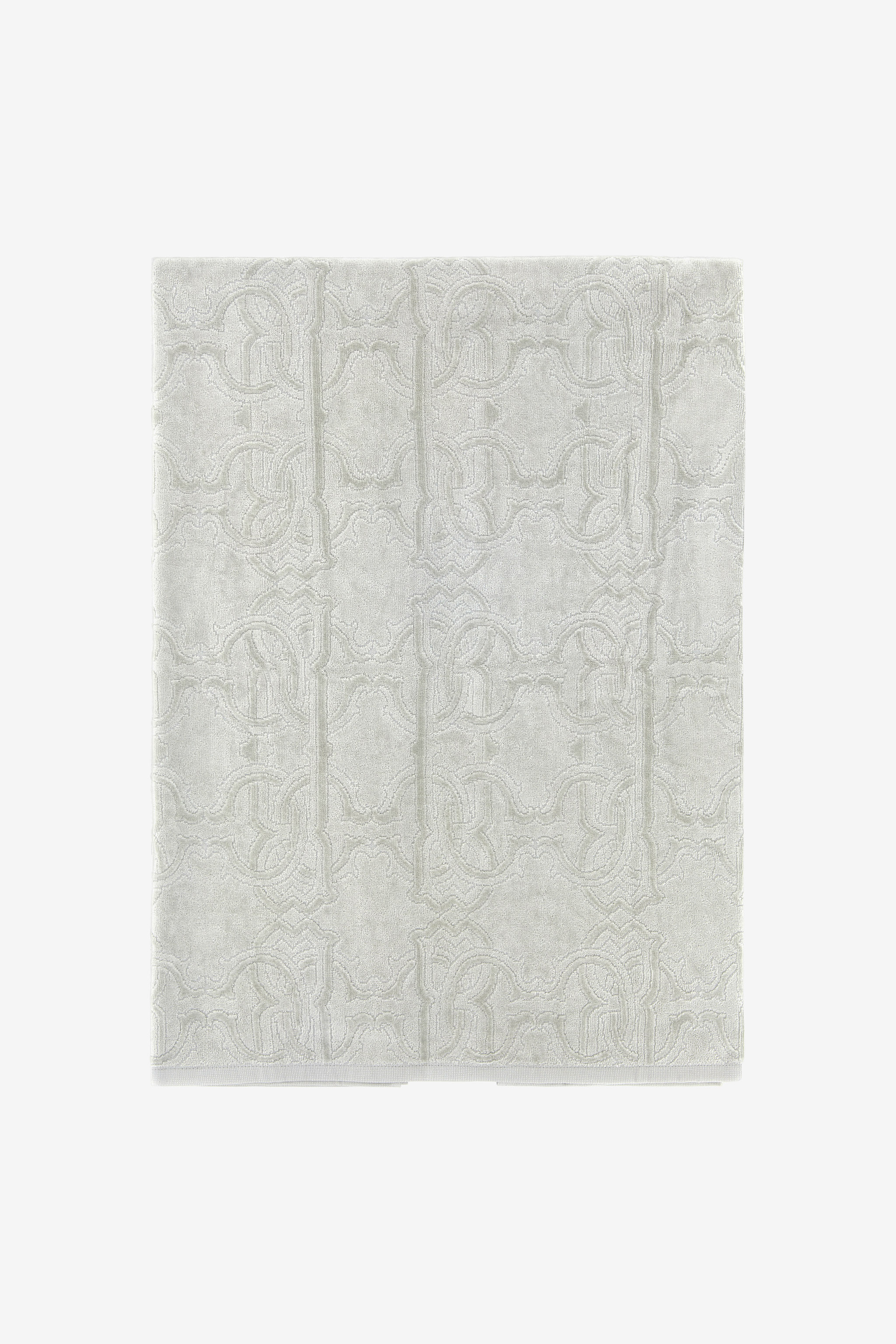  Roberto Cavalli Araldico Towel -  Textiles Gray Unica 