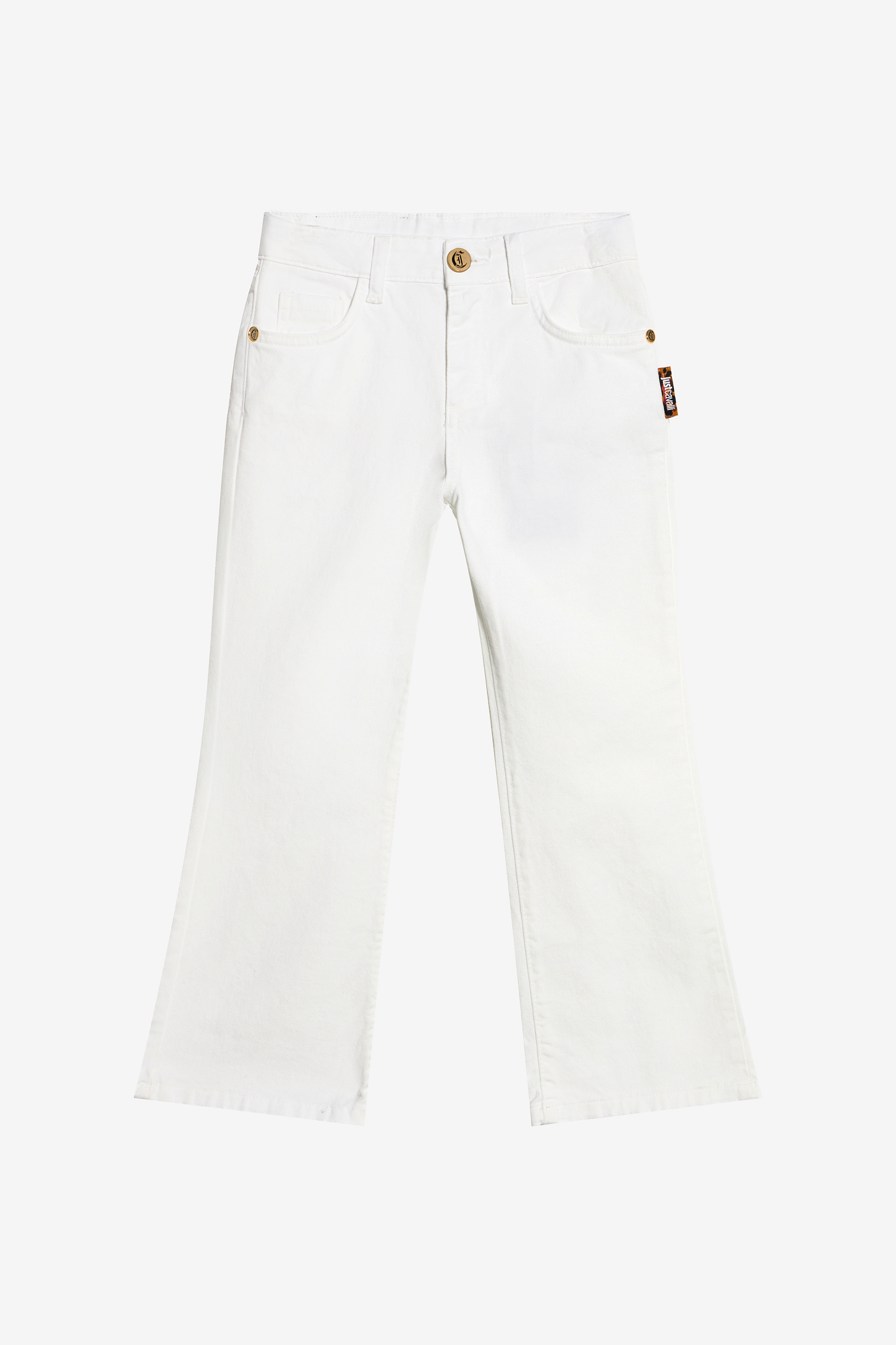 Roberto Cavalli White Denim Trousers