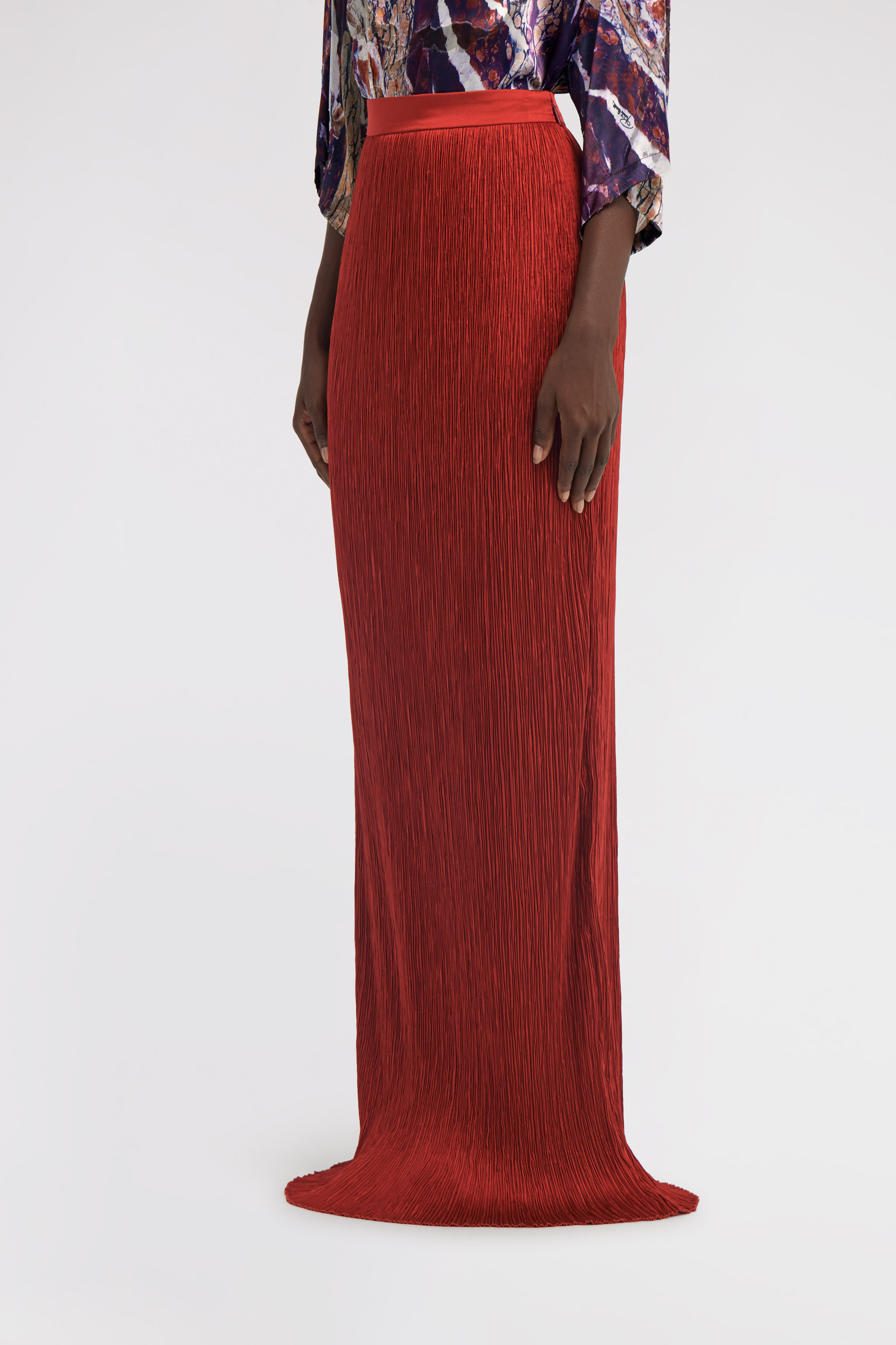 Red maxi skirt 50 hotsell
