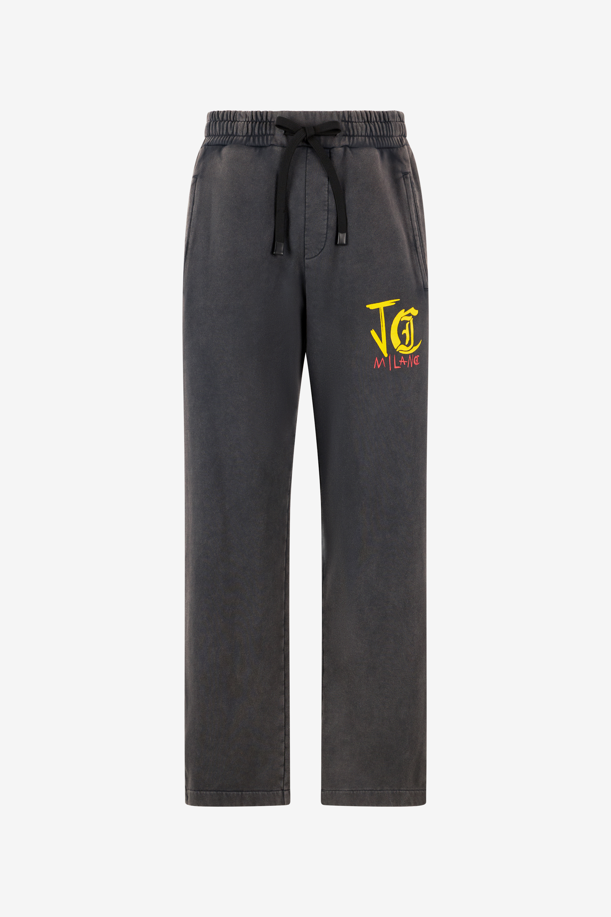 Roberto Cavalli Men's Black Joggers With Branded Detailing - Ready To Wear