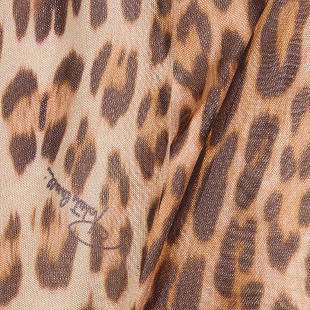 Skirt with Jaguar Skin Print