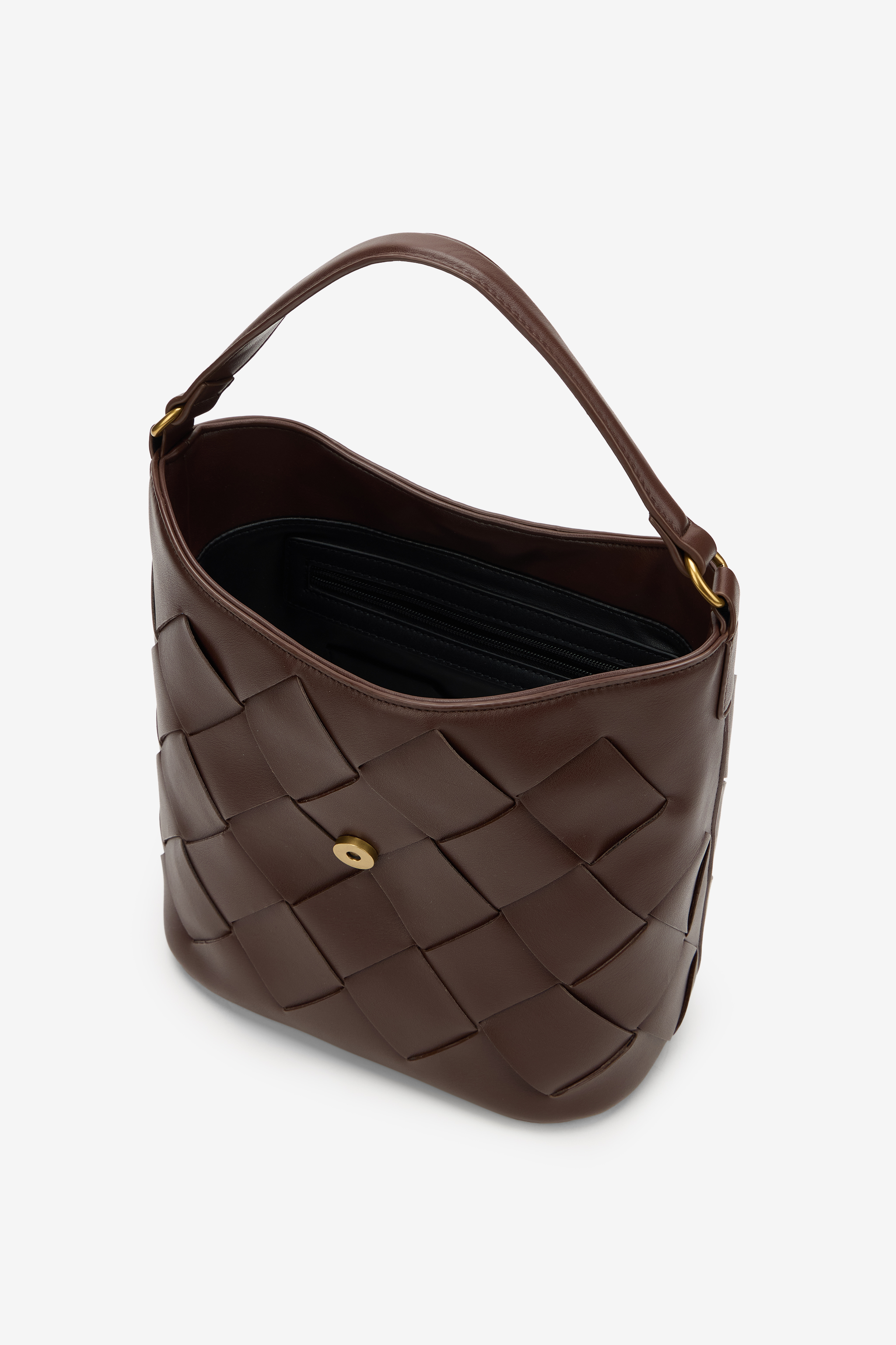 Roberto Cavalli Shoulder Bag in with Woven Detail | Thumbnail 5