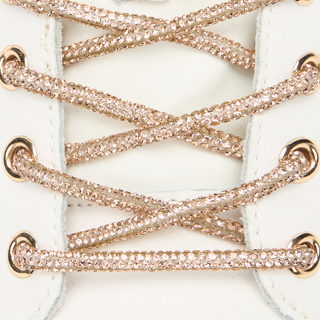 Roberto Cavalli Lace-up Sneakers With Rhinestones