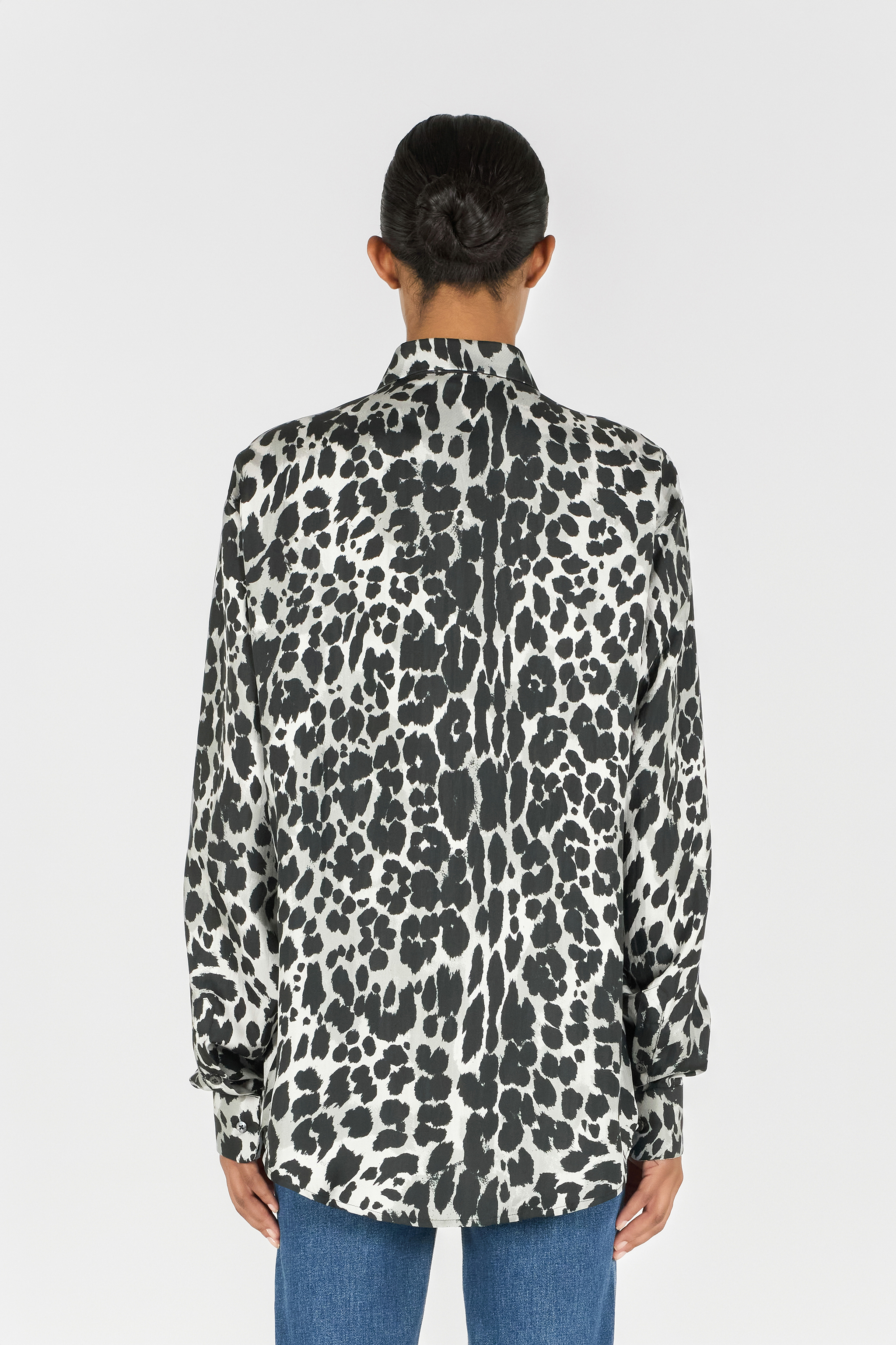 Roberto Cavalli Jaguar Skin Print Shirt