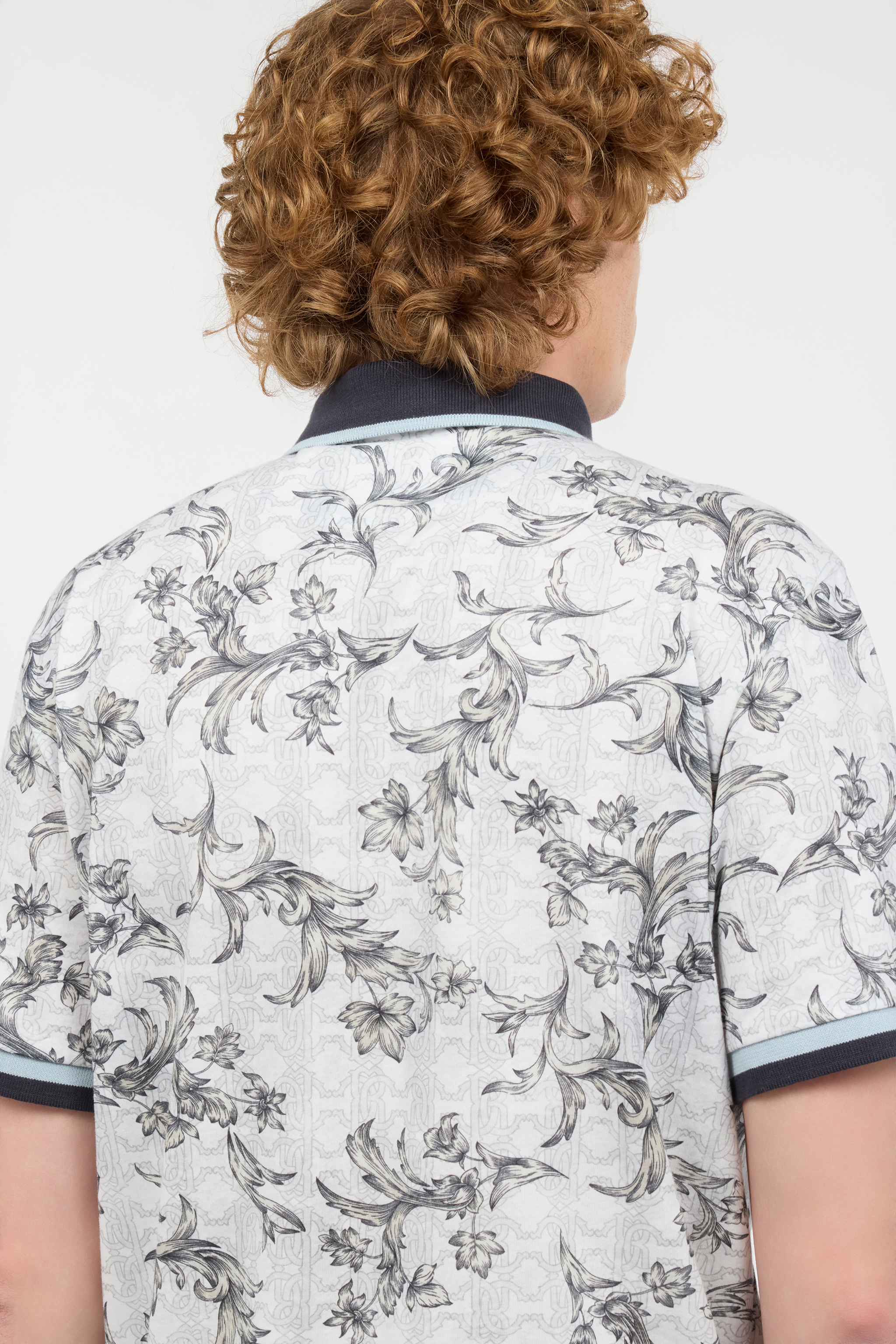 Roberto Cavalli Polo With Floral Print
