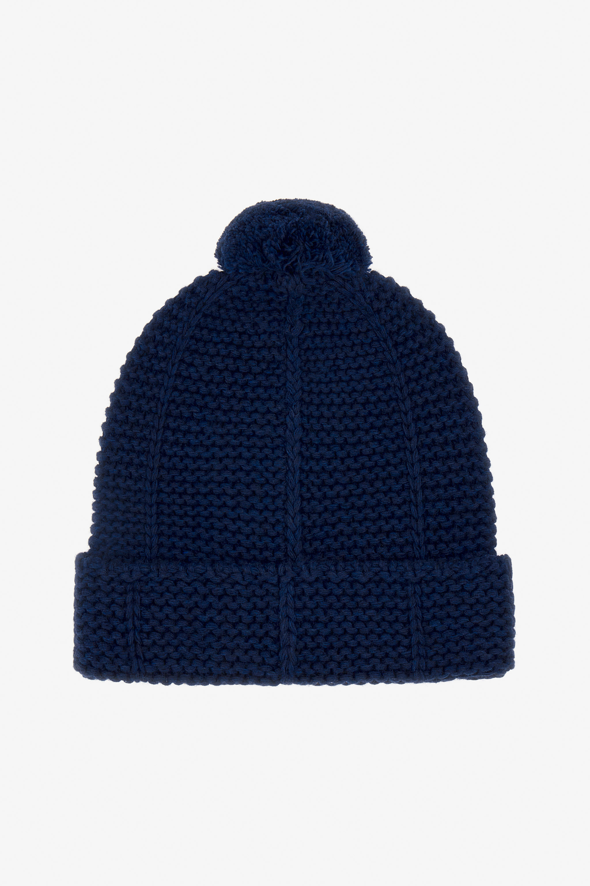 Roberto Cavalli Hat With Pom-pom In Dark Blue