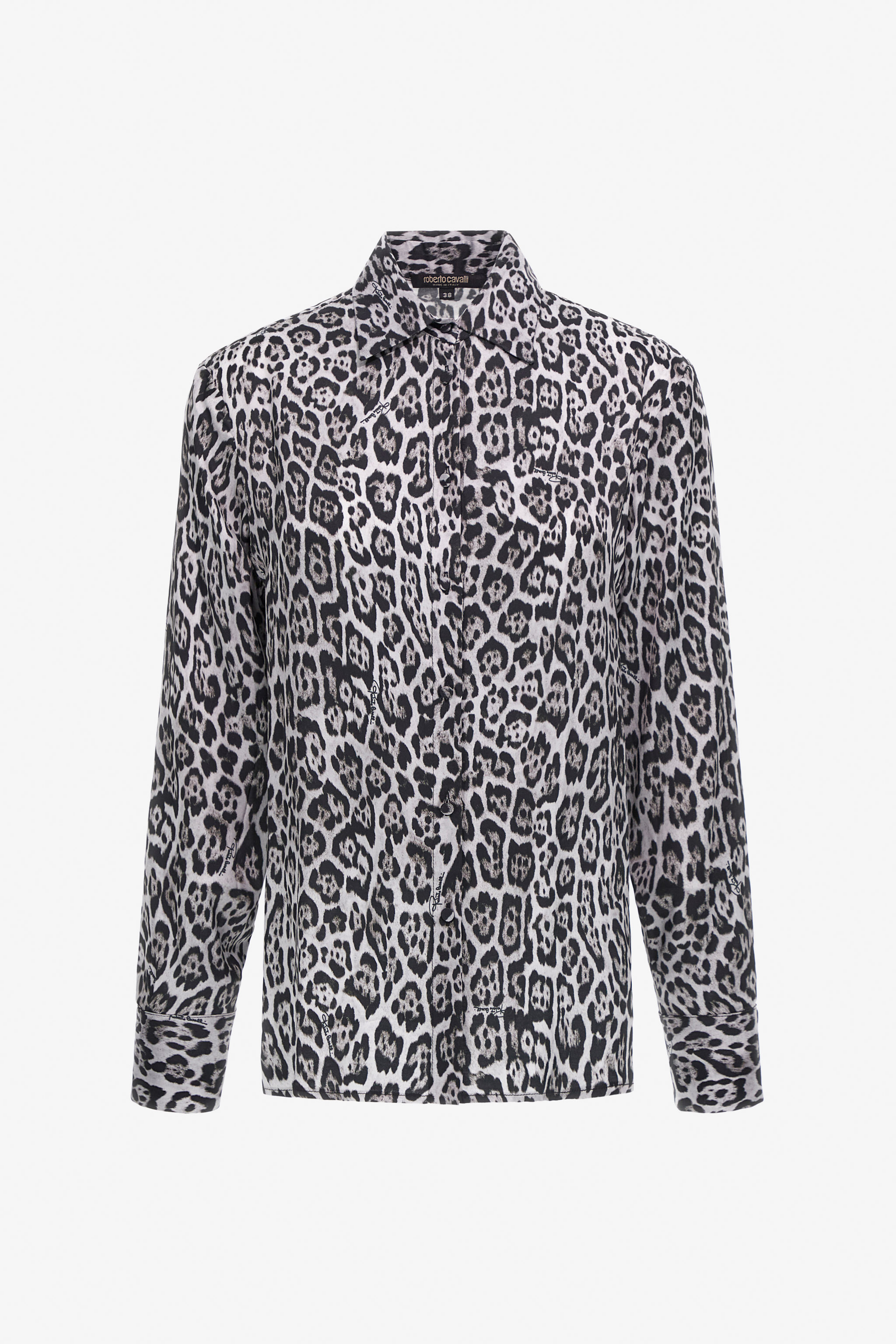 Roberto Cavalli Shirt With Jaguar Print