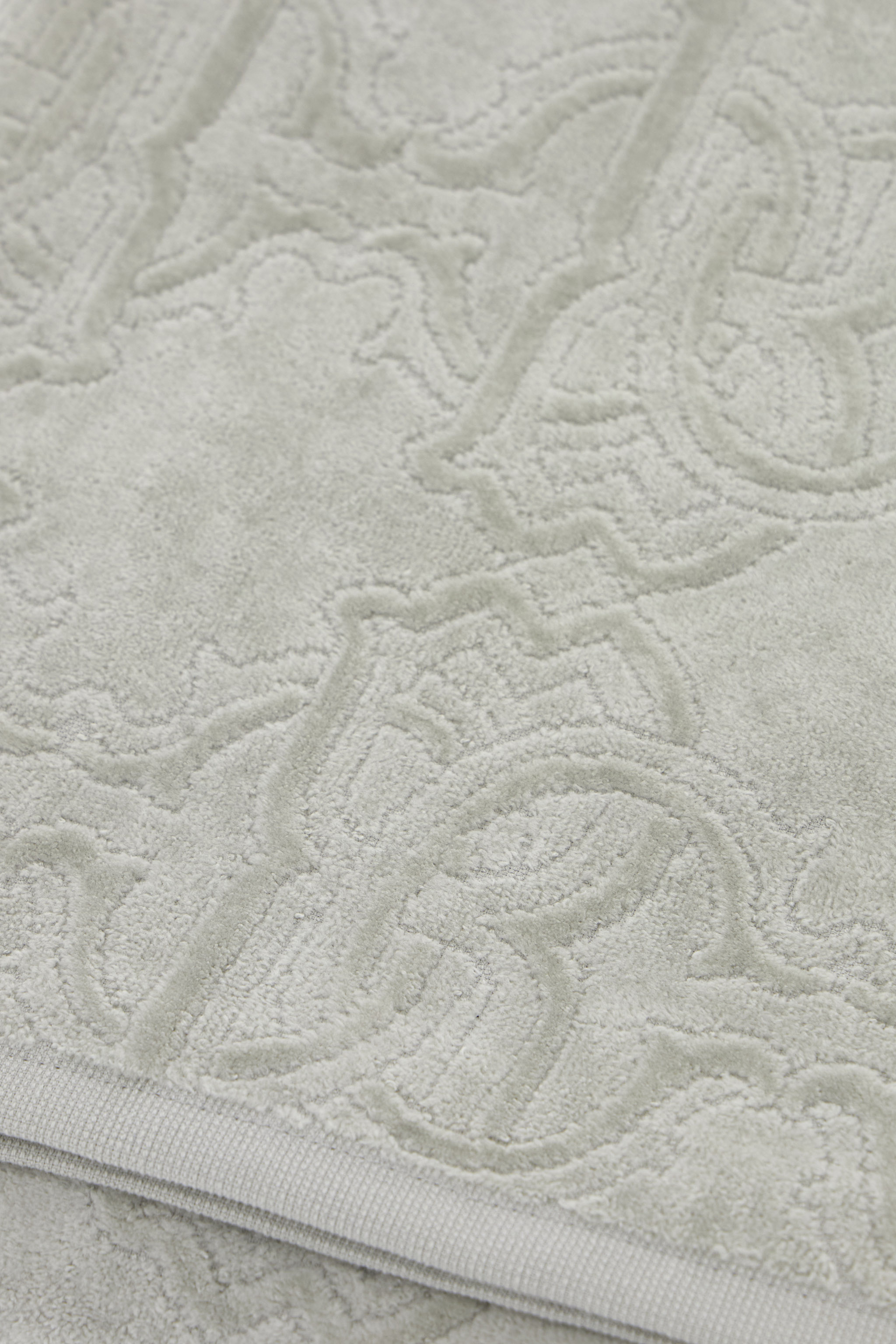  Roberto Cavalli Araldico Towel -  Textiles Gray Unica 
