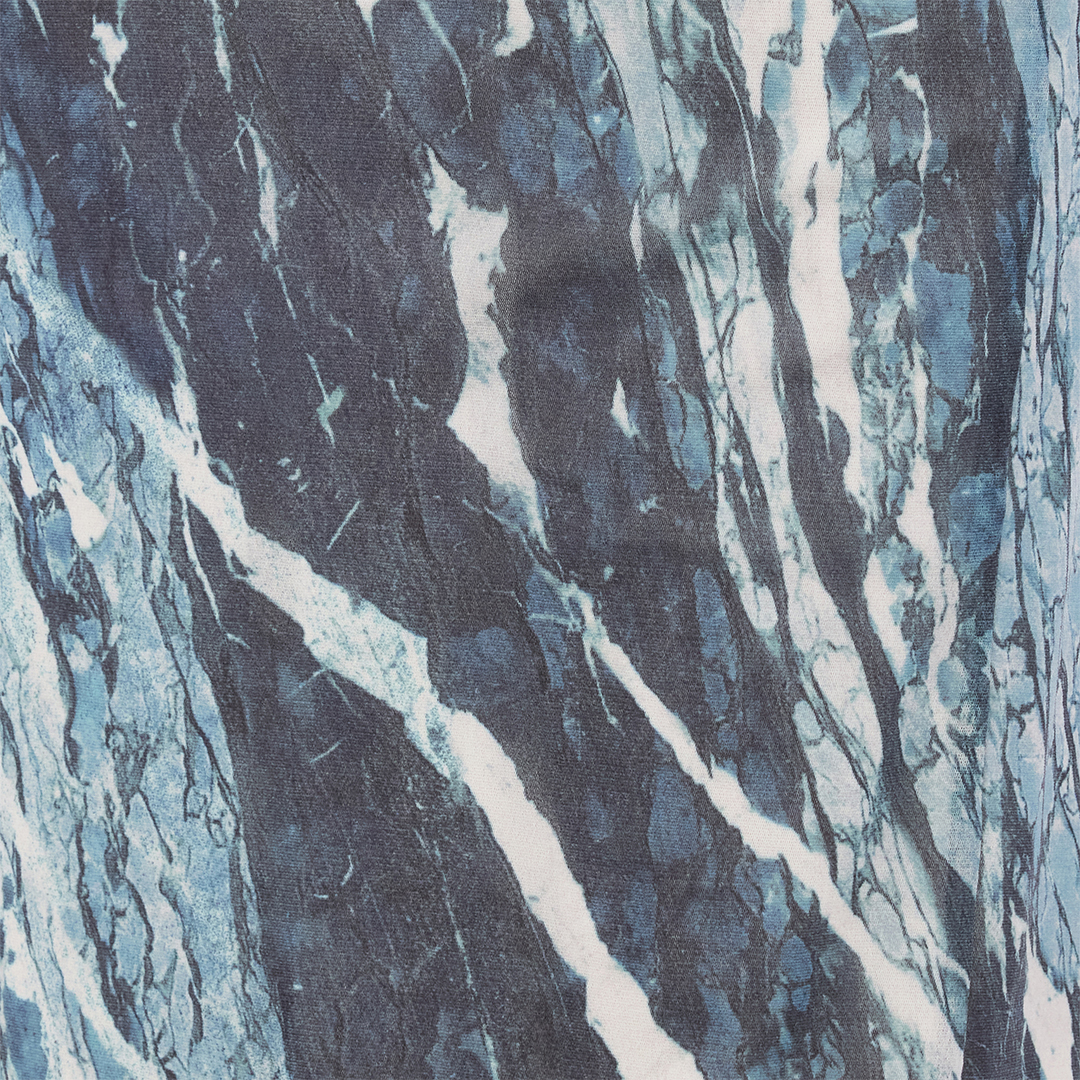 Rubane-Print Midi Dress