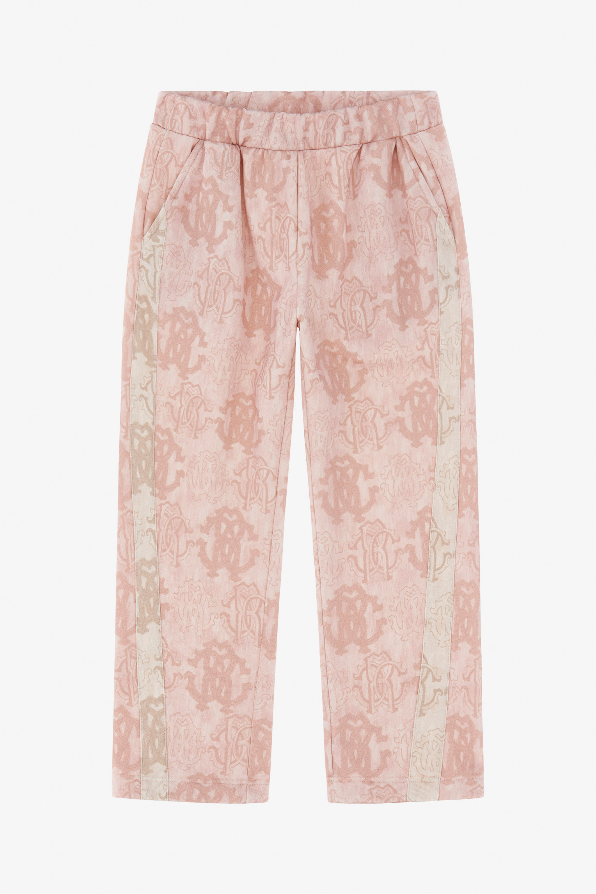 Roberto Cavalli Girls Pink Rc Logo Pants - Ready To Wear