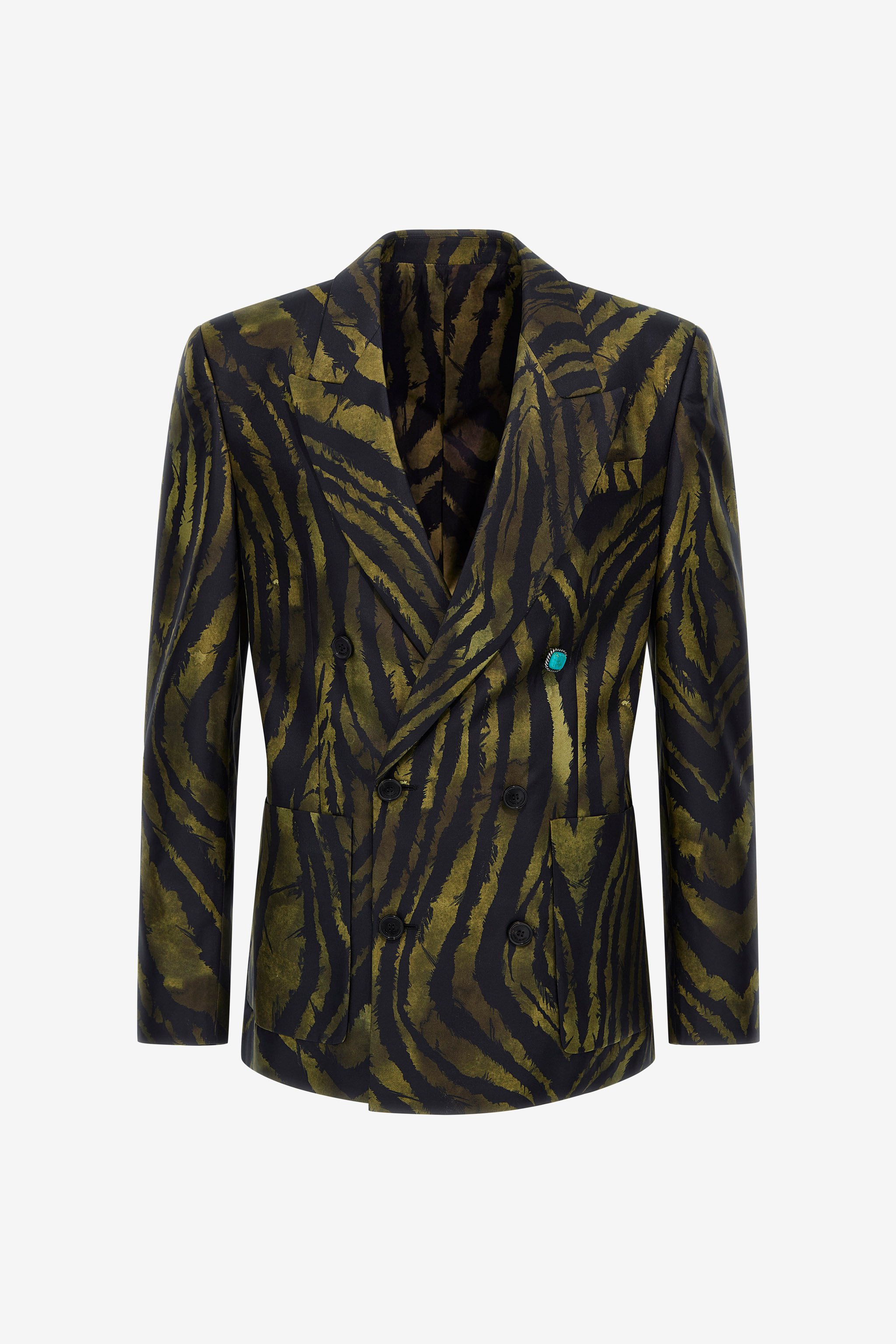 Blazer with Freedom print