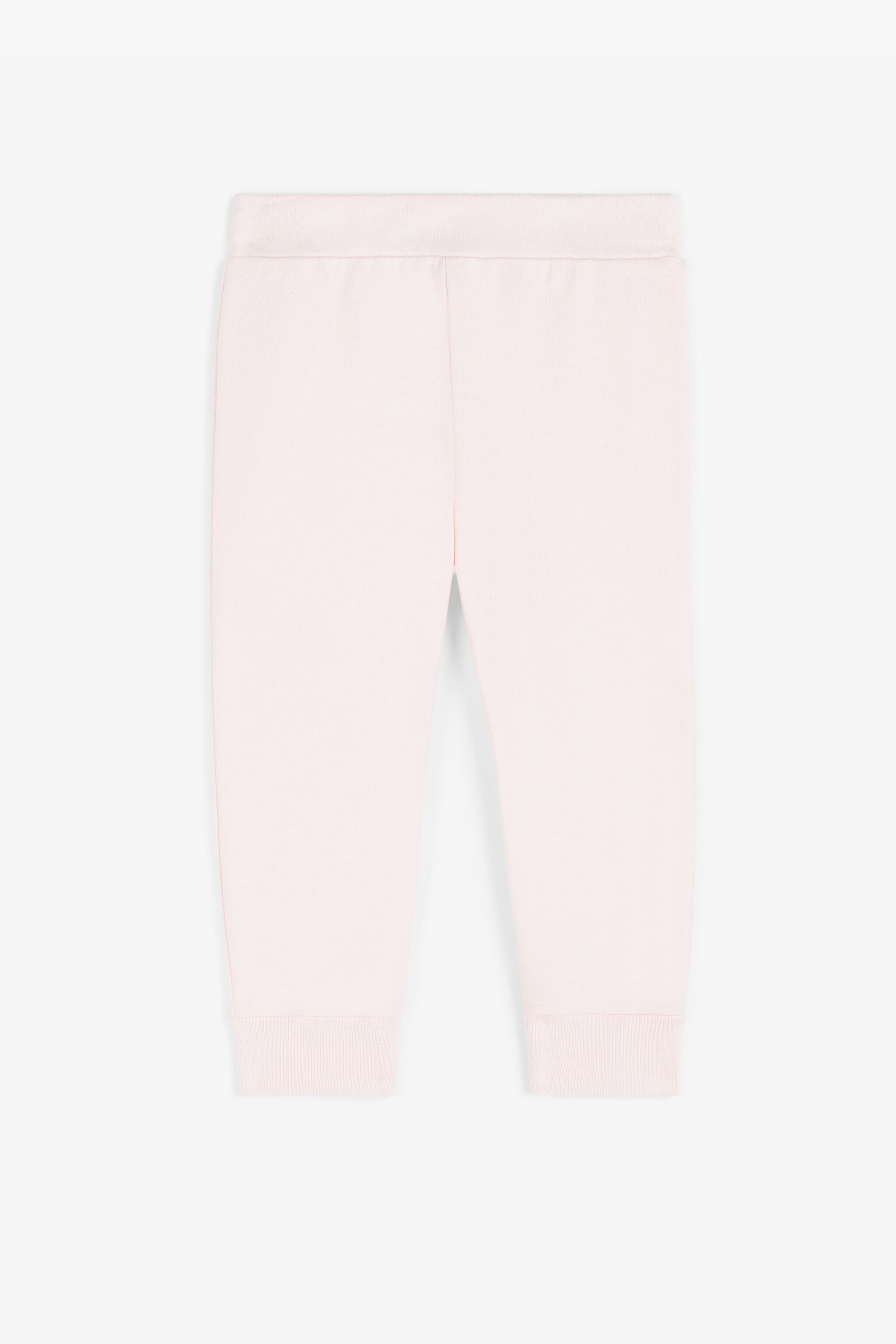 Roberto Cavalli Bird-print Cotton Sweatpants In Pink
