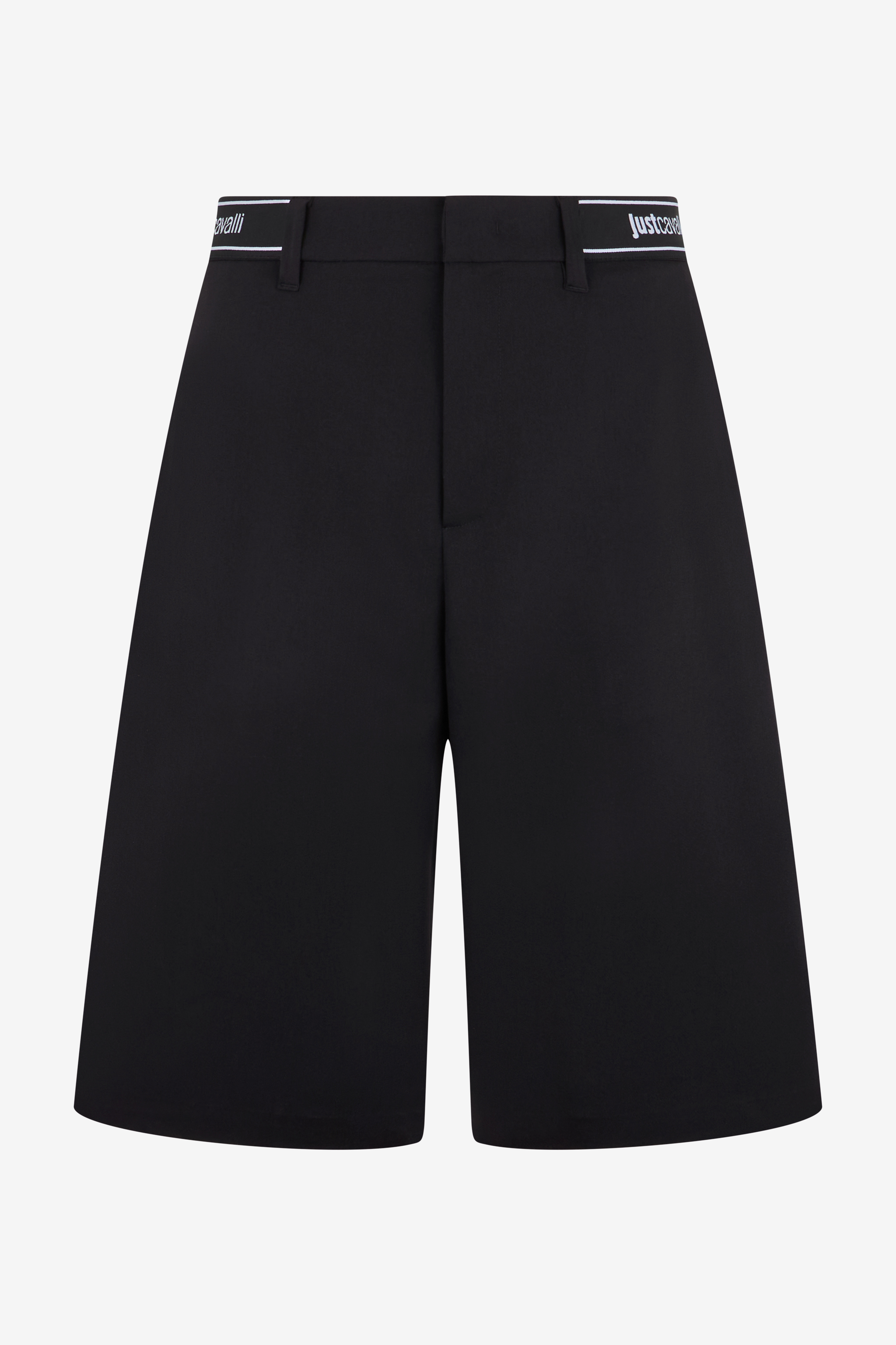 Roberto Cavalli Black Bermuda Shorts