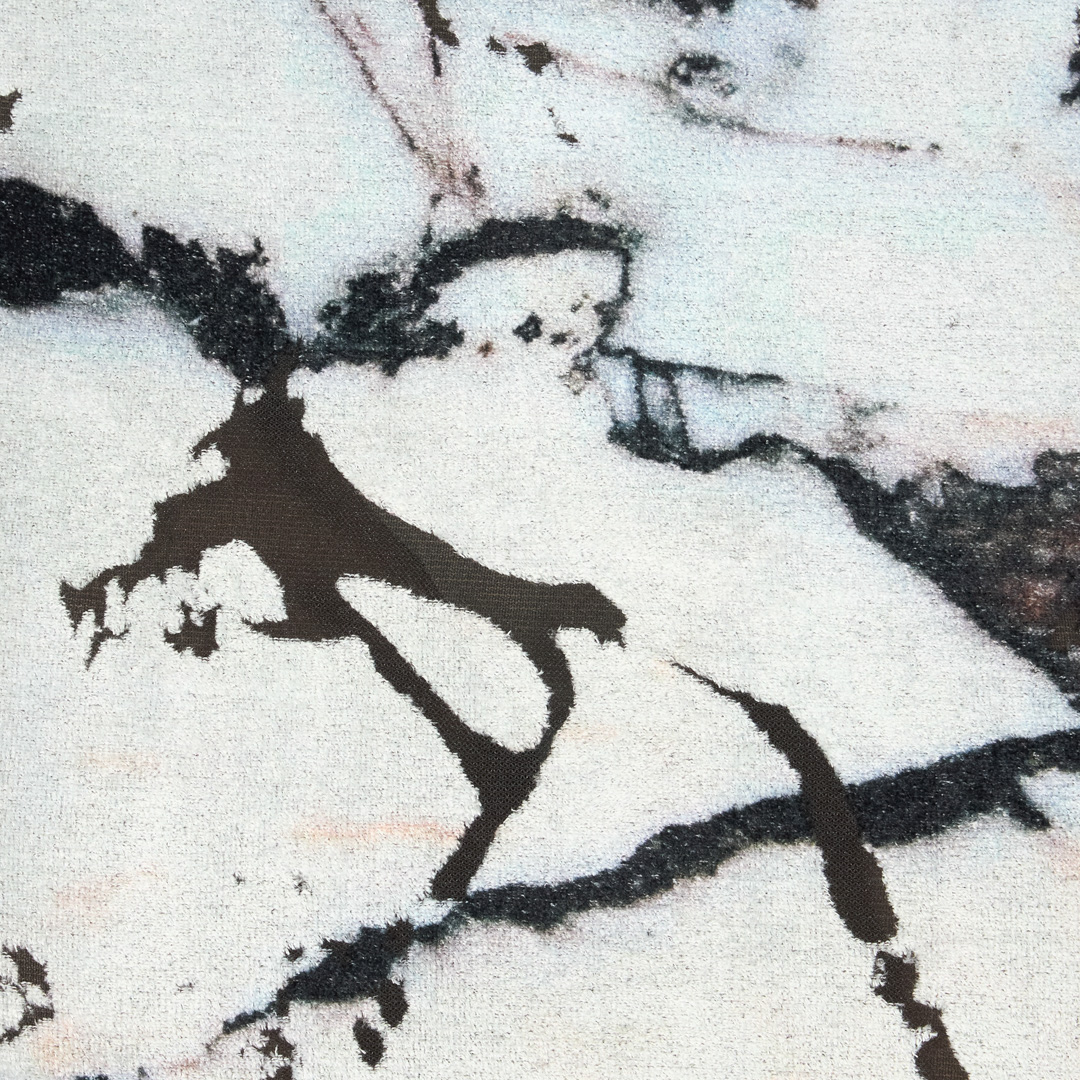ROBERTO CAVALLI LANGES KLEID MIT PRINT MARBLE