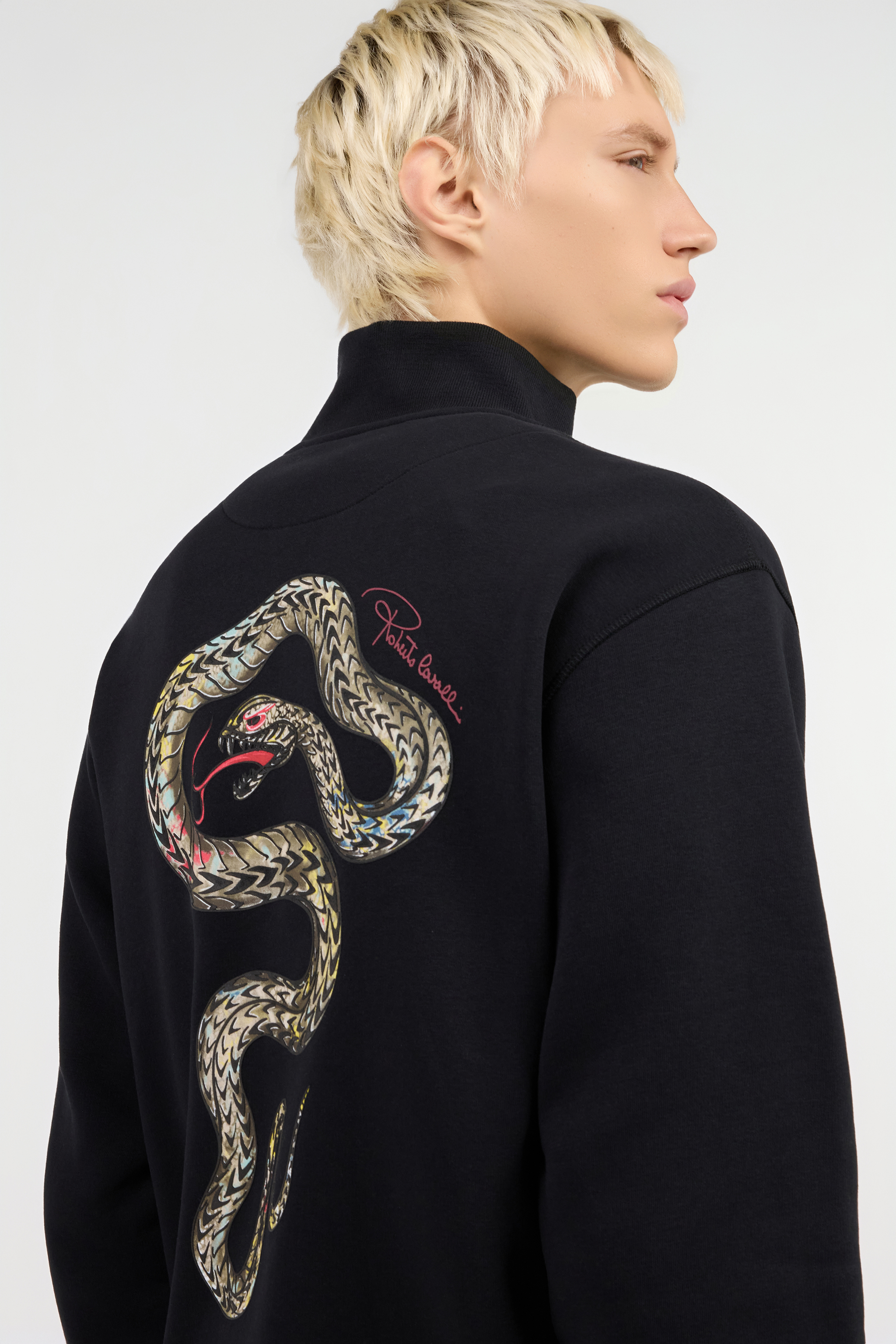 Viper Tattoo Print Sweatshirt