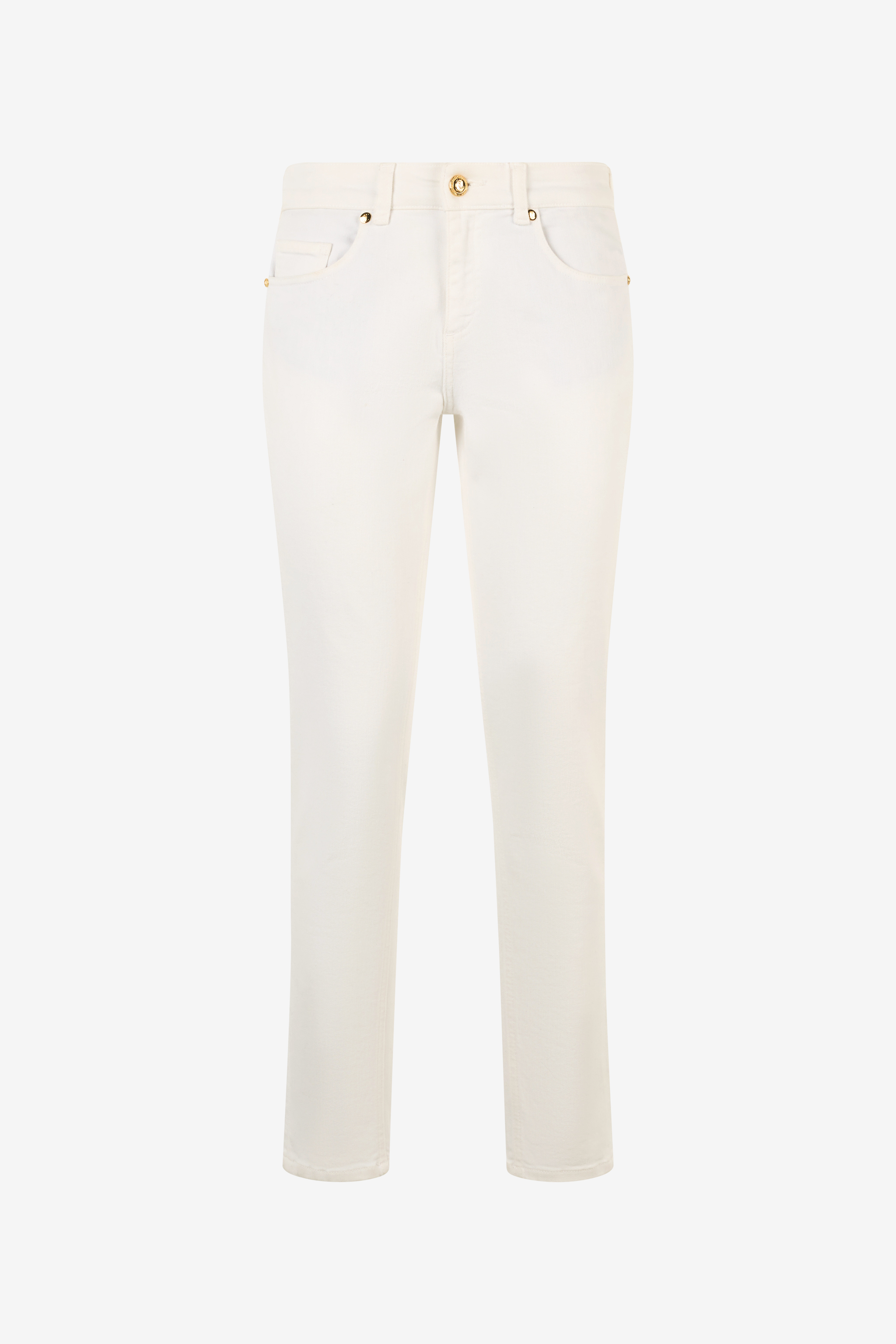 Straight-Leg Pants in White for Women | Roberto Cavalli®