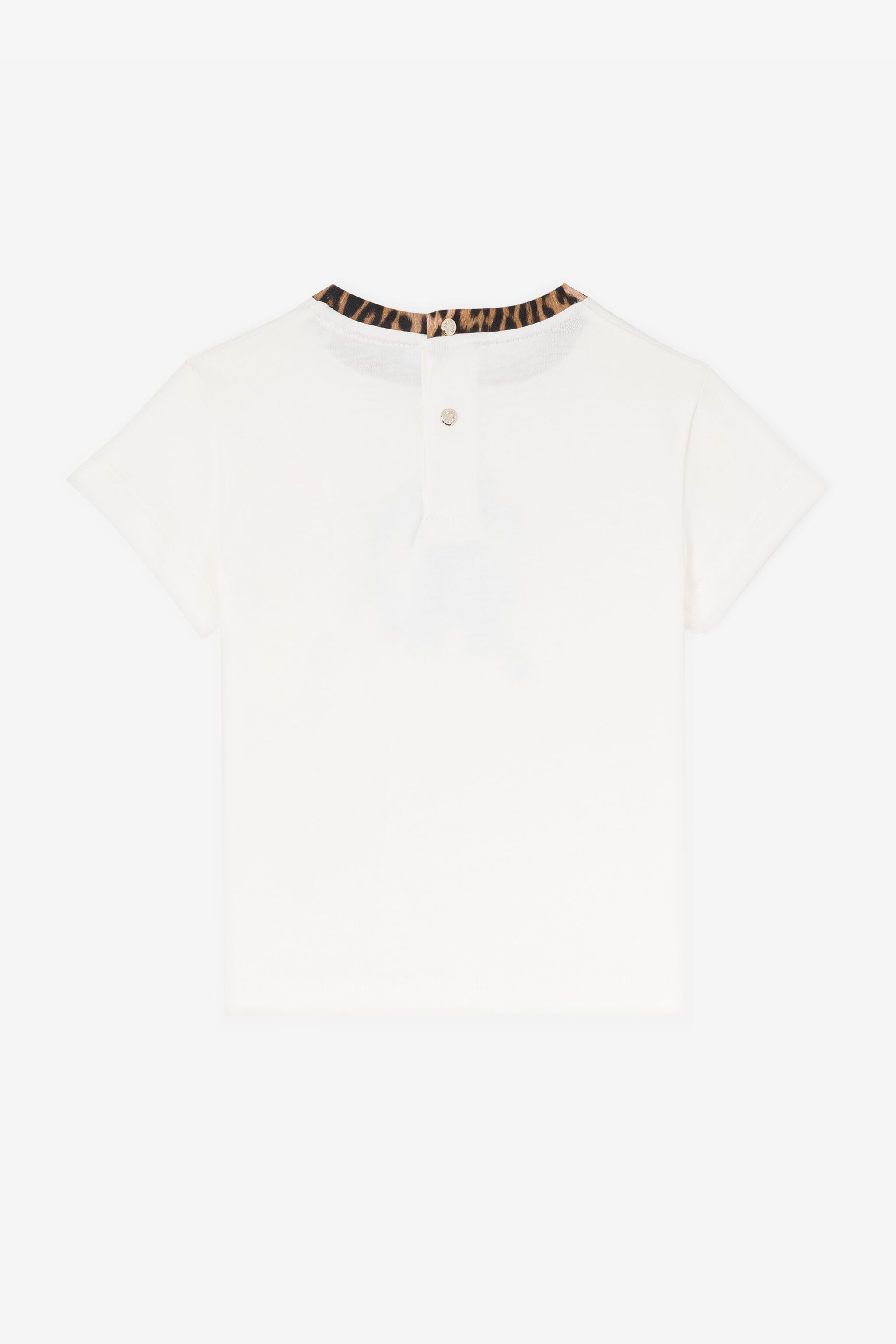ROBERTO CAVALLI RC MONOGRAM-PRINT COTTON T-SHIRT