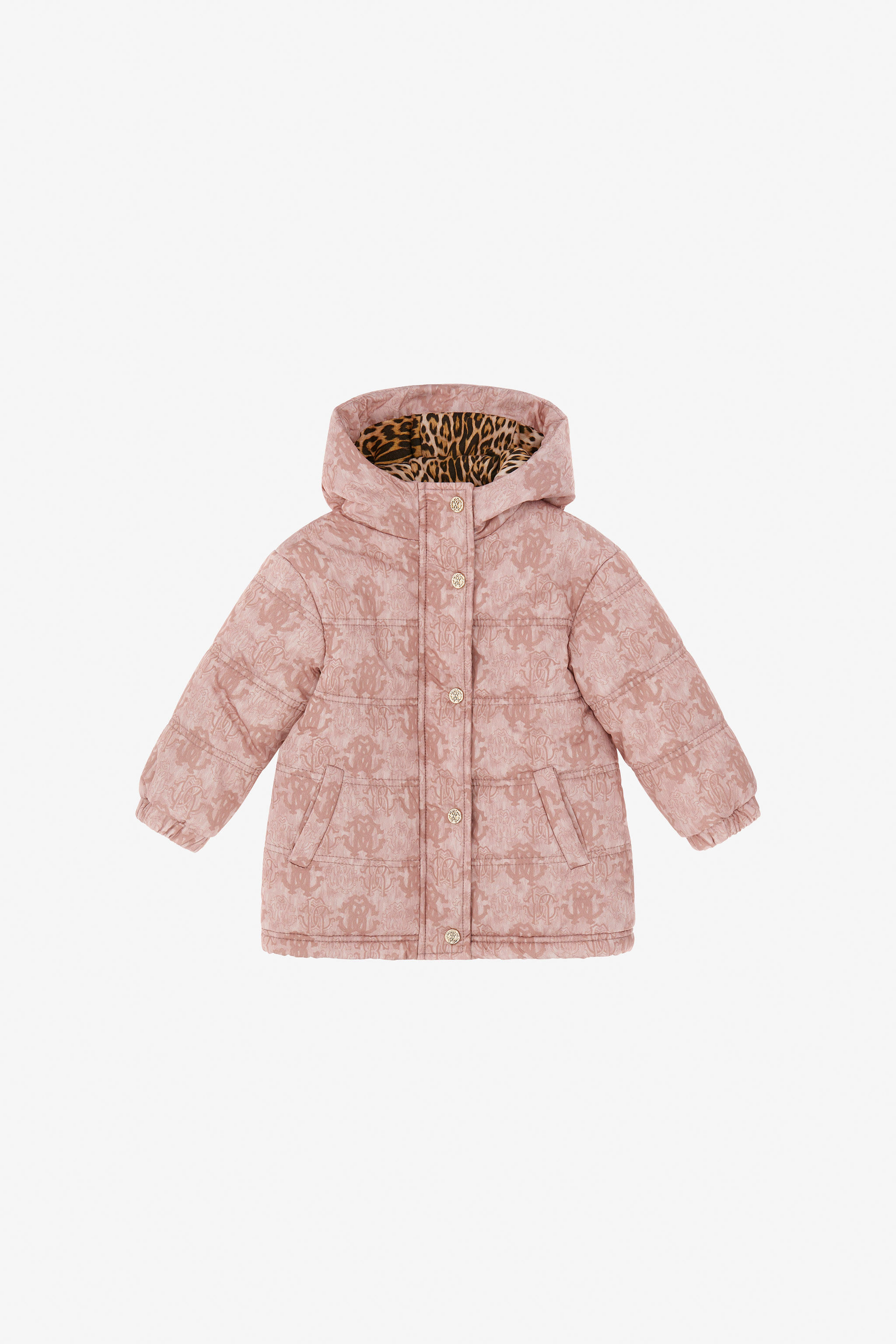 Roberto Cavalli Girls Pink Wild Adventure Coat - Ready To Wear