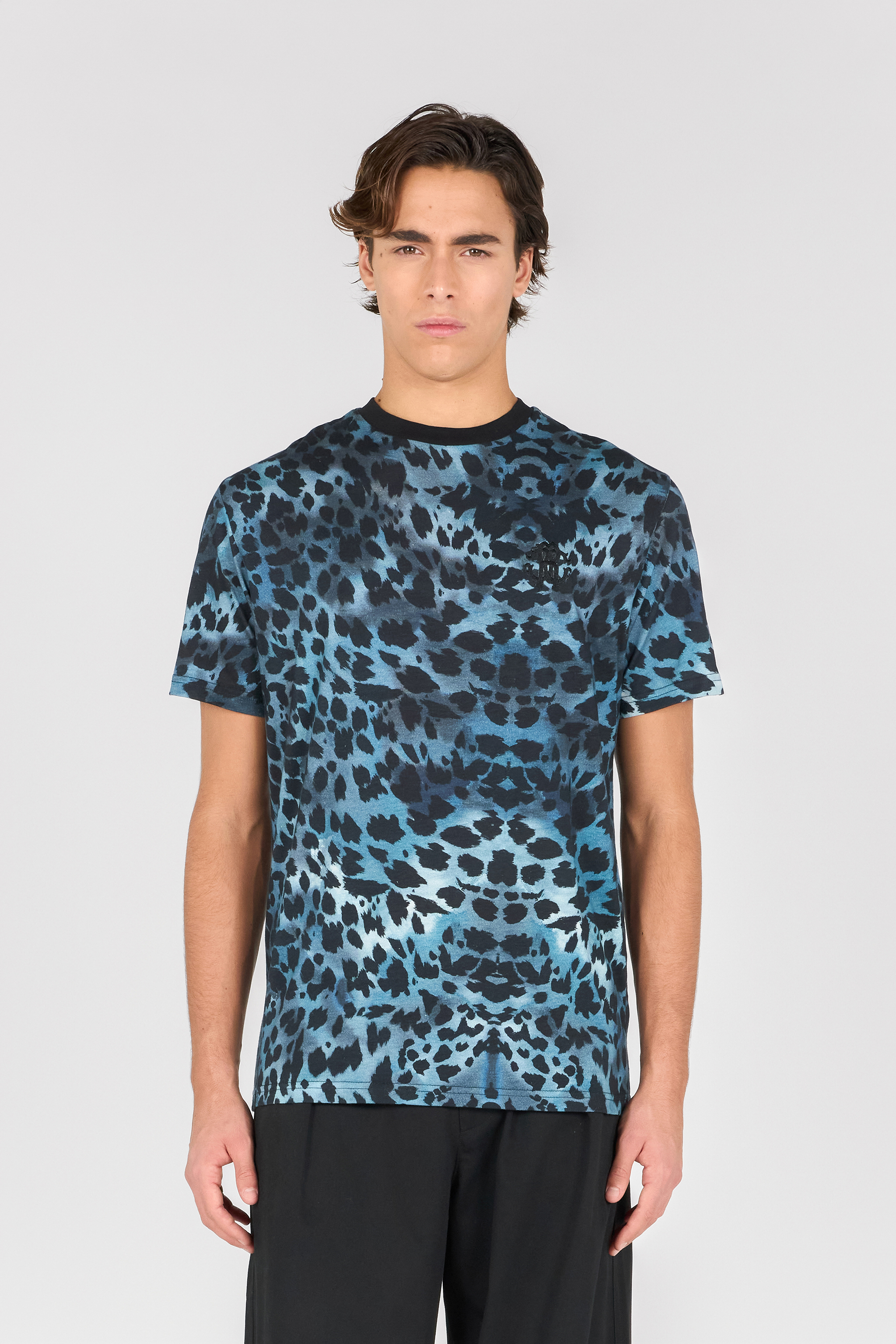 Roberto Cavalli Jaguar Skin Print T-shirt
