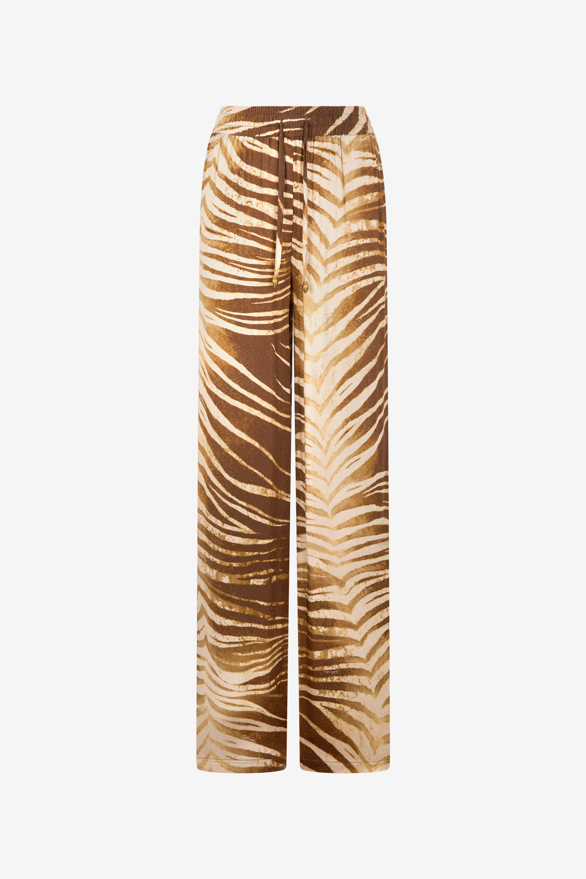 Roberto Cavalli Natural Barb Print Trousers