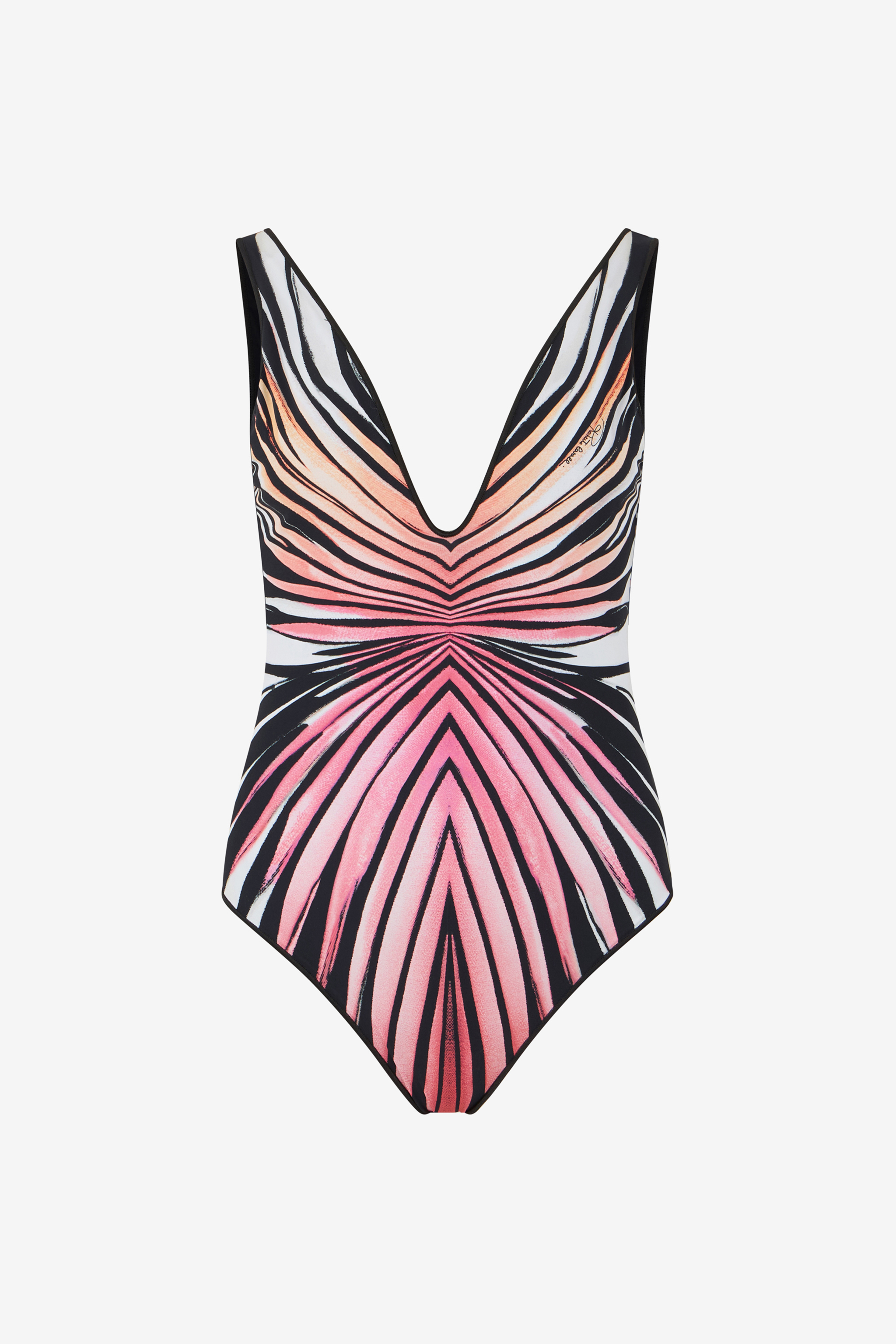 Roberto Cavalli Women's Coral Ray Of Paradise Print Swimsuit - Beachwear