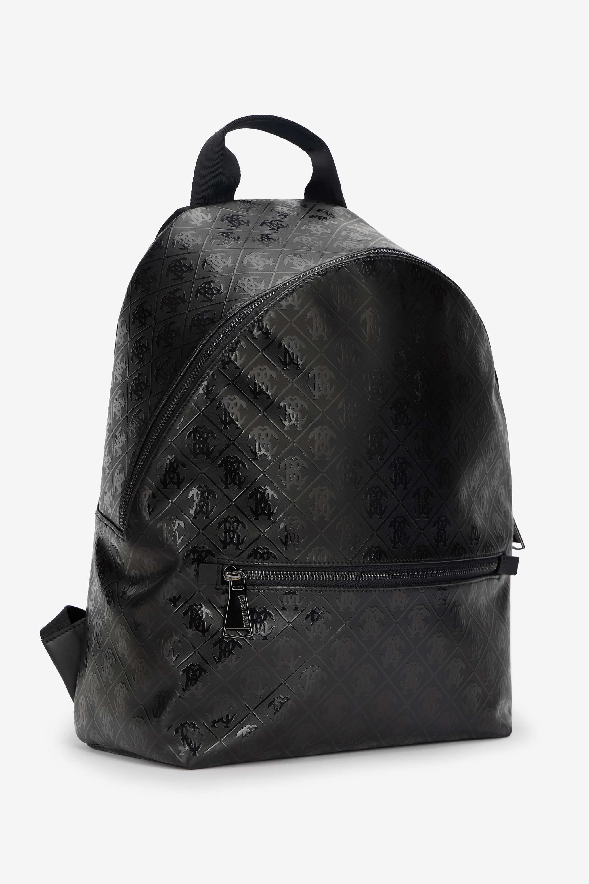 Backpack With All-Over Mirror Snake Monogram